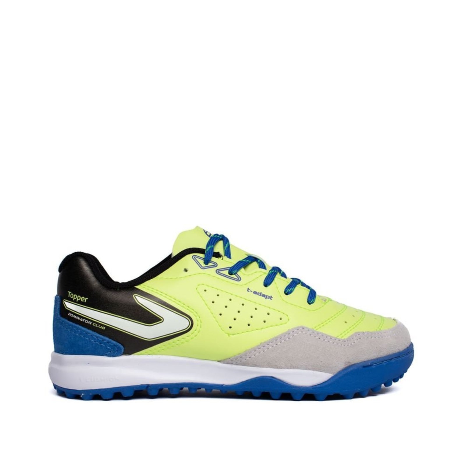 Infantil - Chuteira Society Topper Dominator Verde Claro/Azul