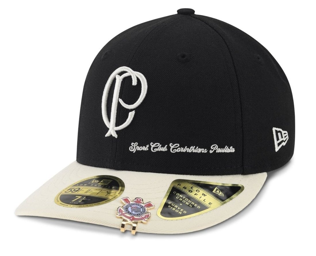 Bone New Era 59FIFTY Low Profile Corinthians Origem 1910 – Cap Clip Exclusivo