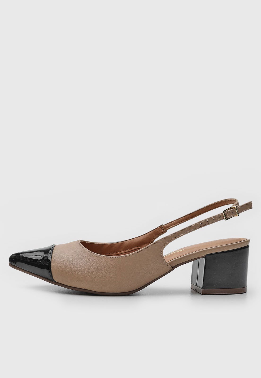 Scarpin Vizzano Slingback Bege