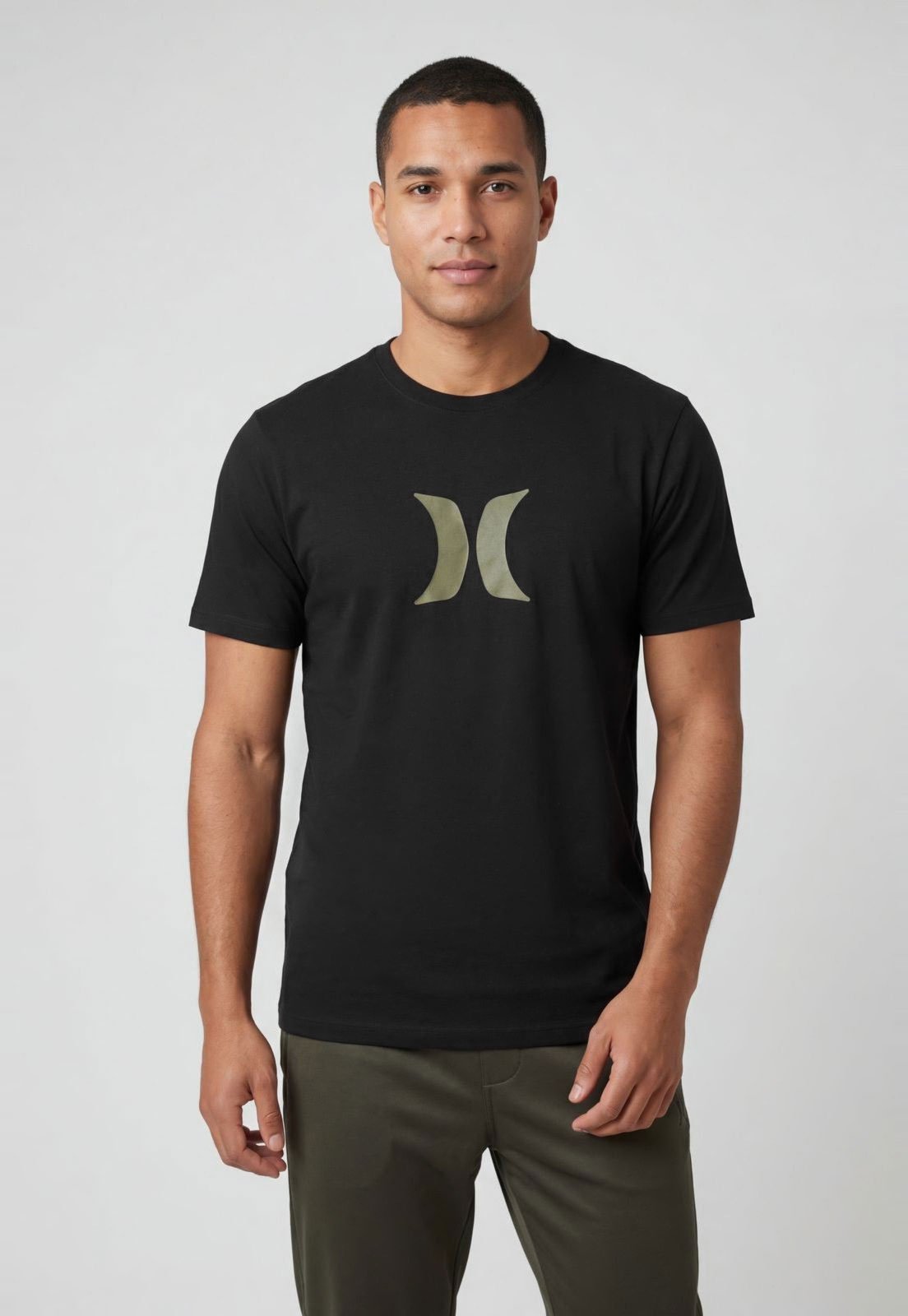 Camiseta Masculina Hurley Regular Preta