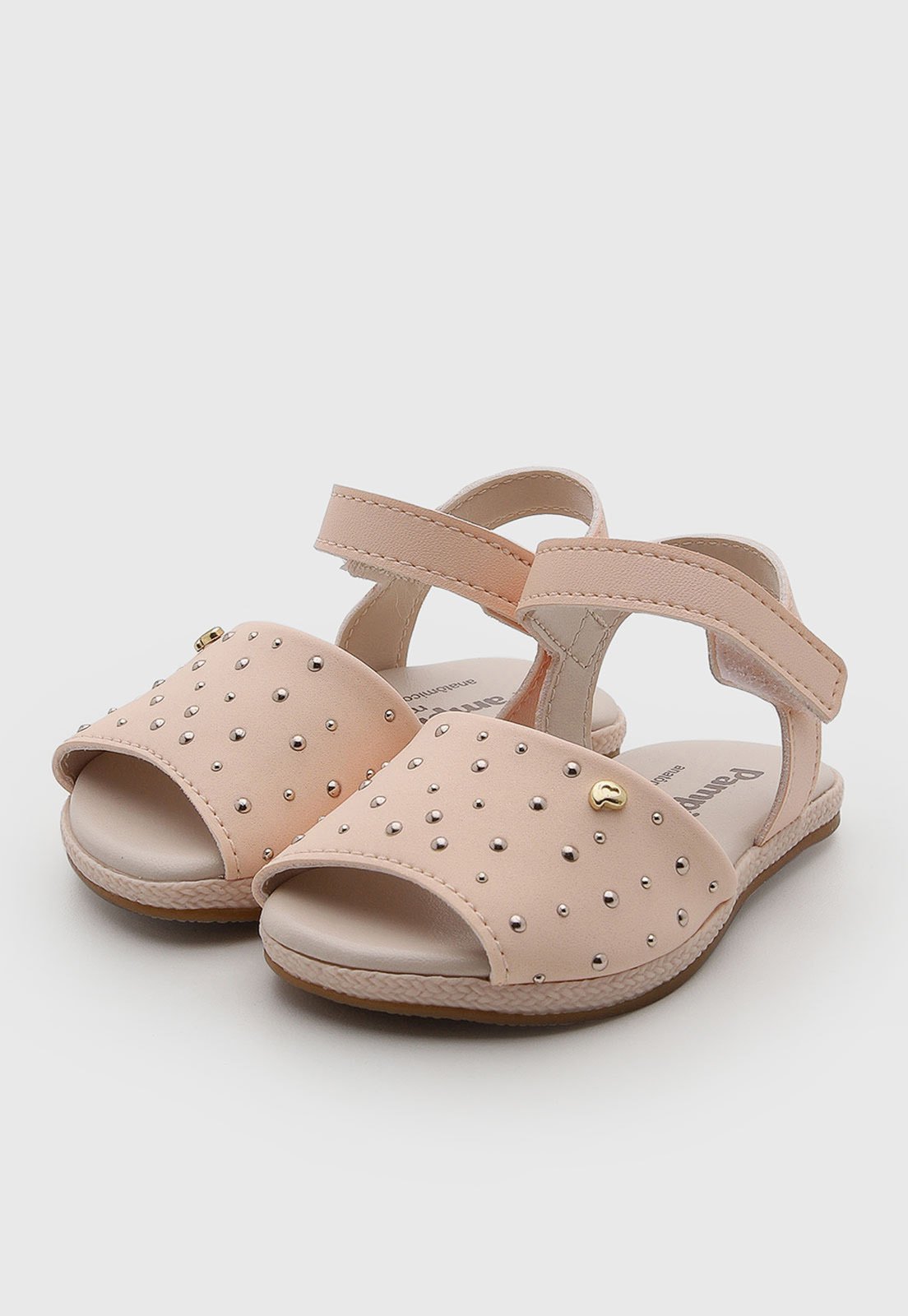 Infantil - Sandália Pampili Detalhe Strass Rosa