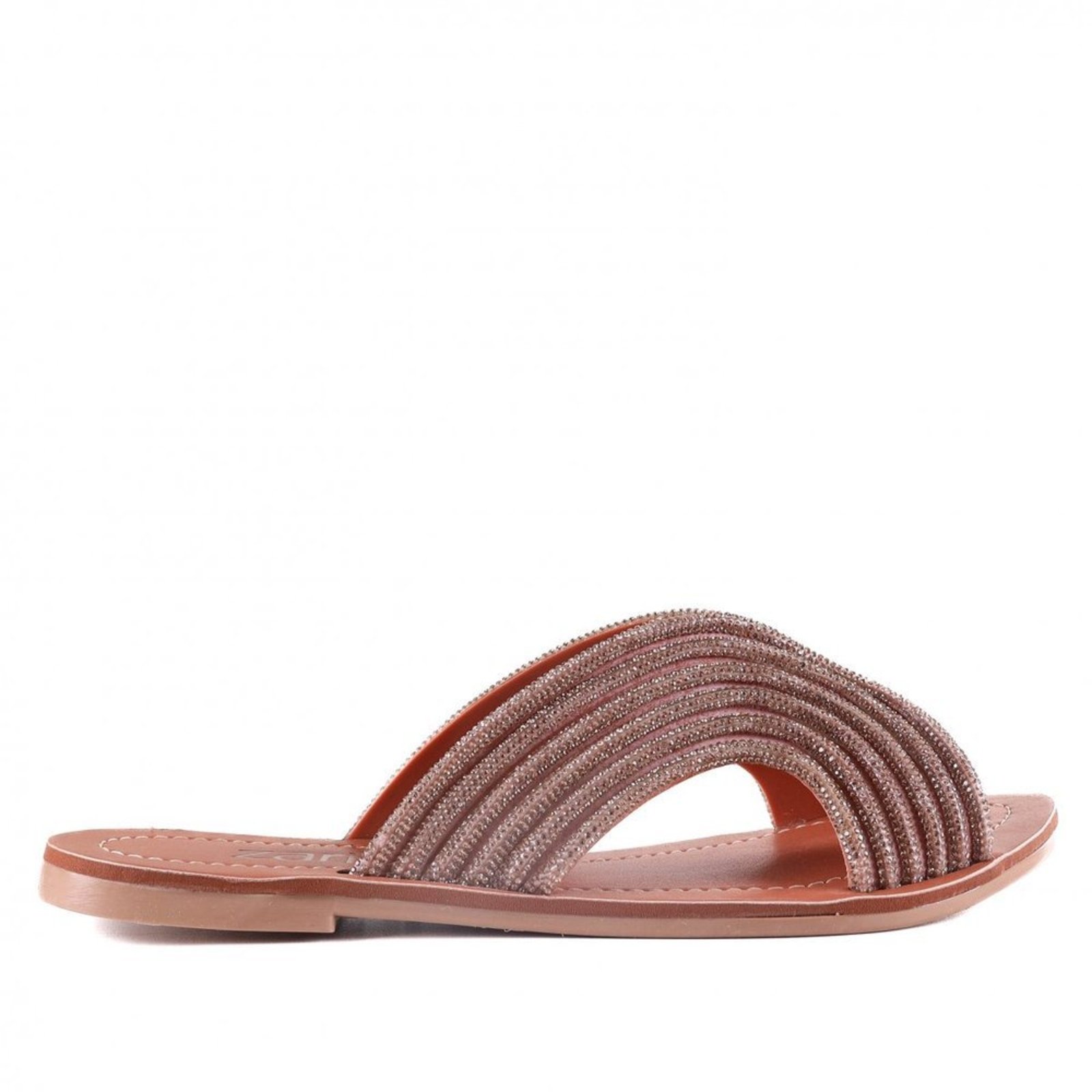Rasteirinha Feminina Zariff 302. Zariff Marrom