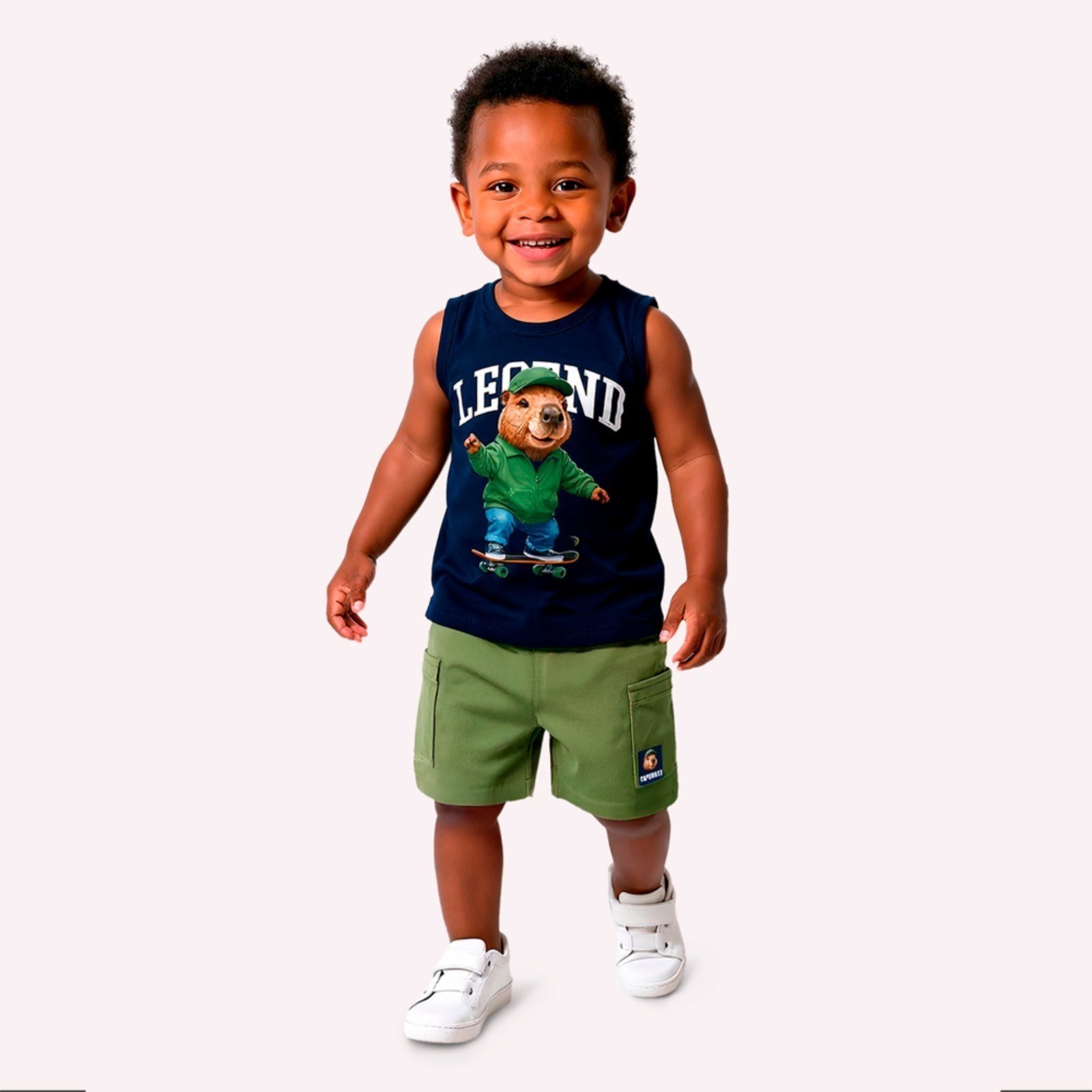 Infantil - Conjunto Menino Capivara Kyly