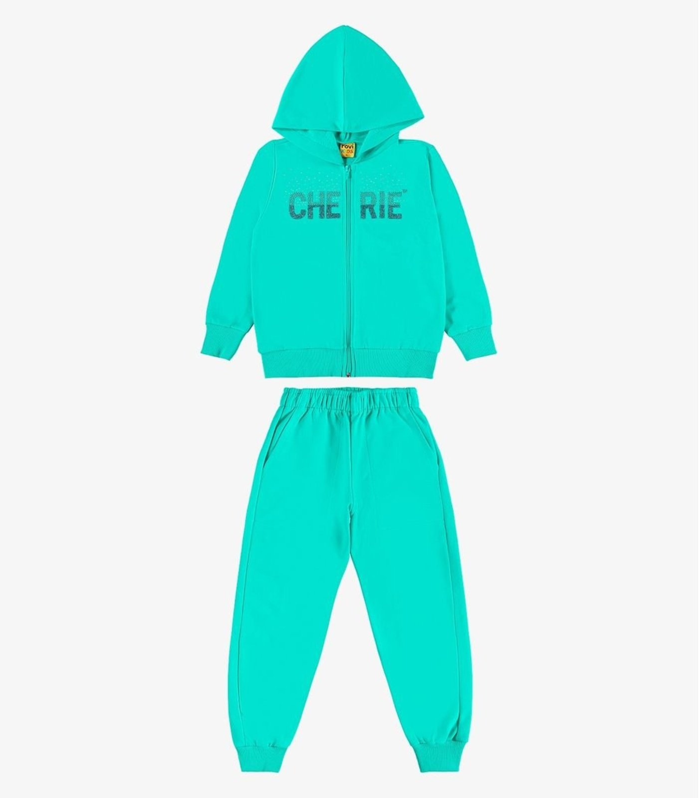 Infantil - Conjunto Jaqueta e Calça Moletom Rovi Verde