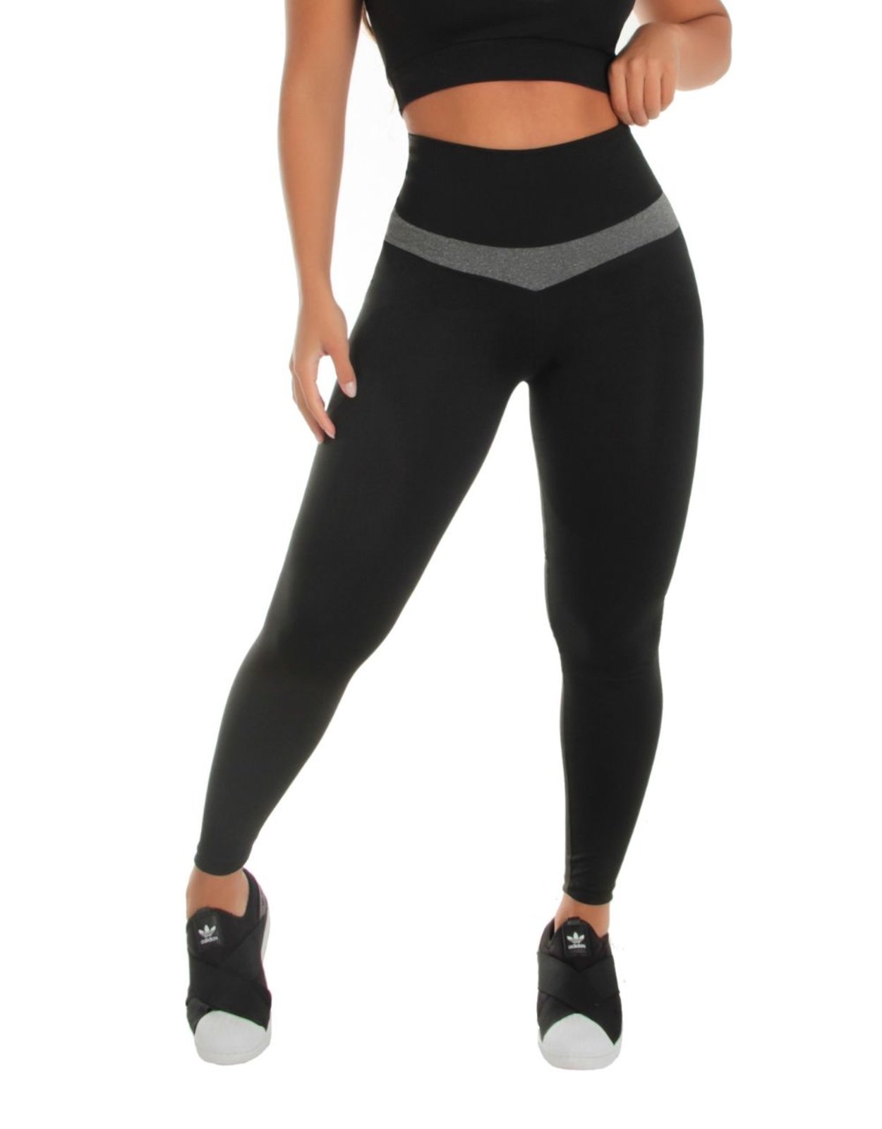 Calça Feminina Legging Academia Black Belt