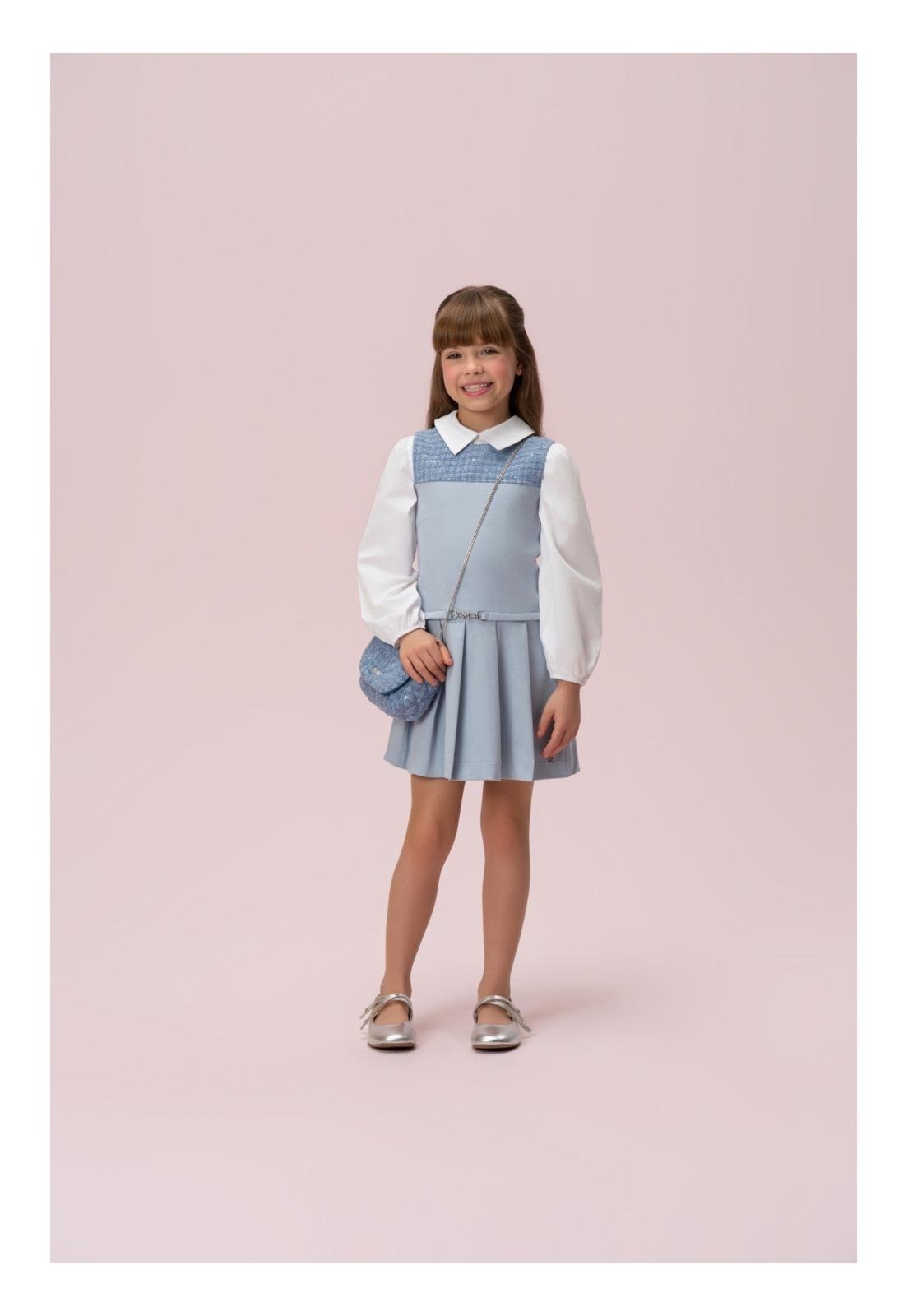 Infantil - Vestido Menina Azul Petit Cherie 10 Azul