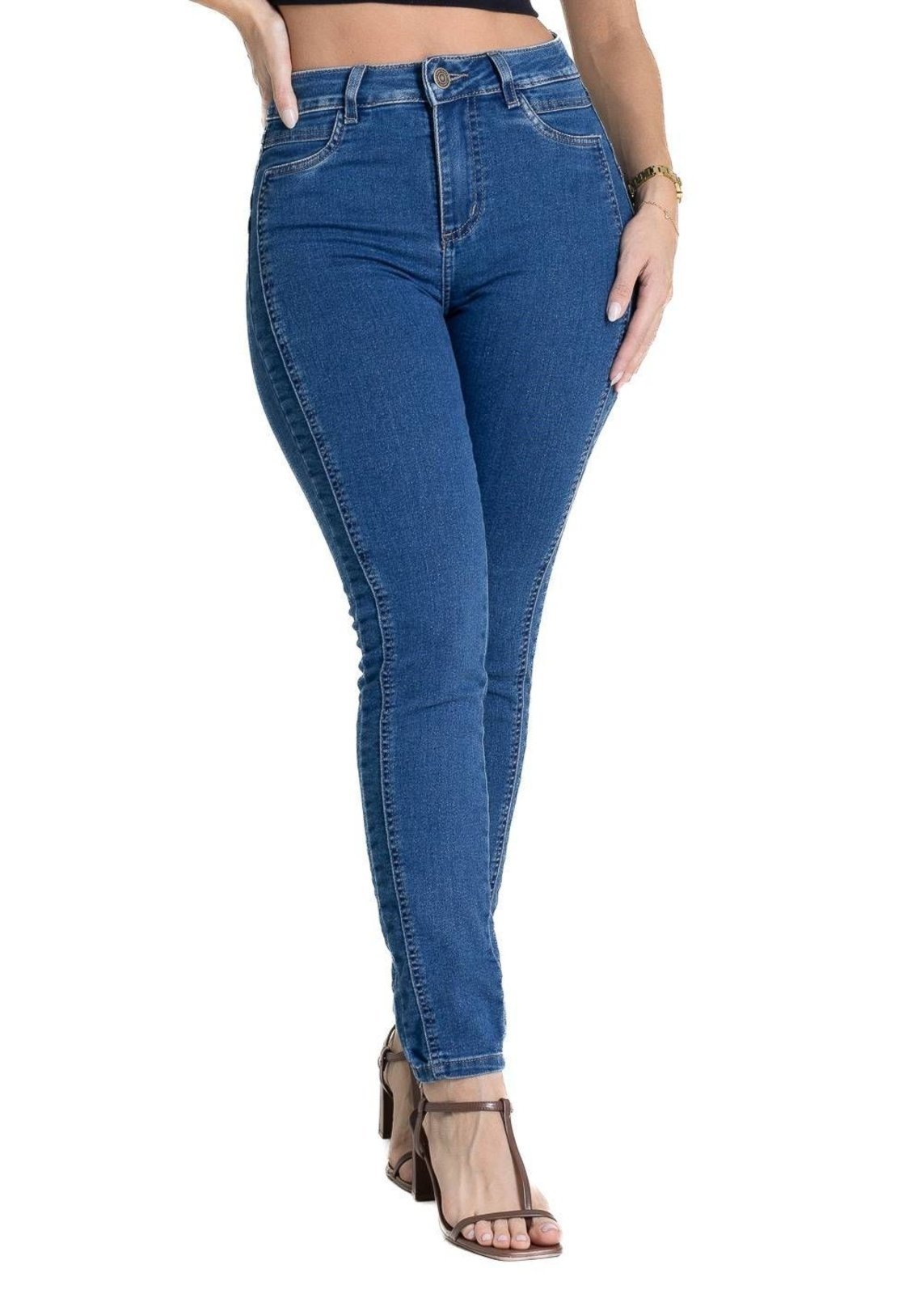 Calça Jeans Sawary Levanta Bumbum – 281310 – Azul – Sawary