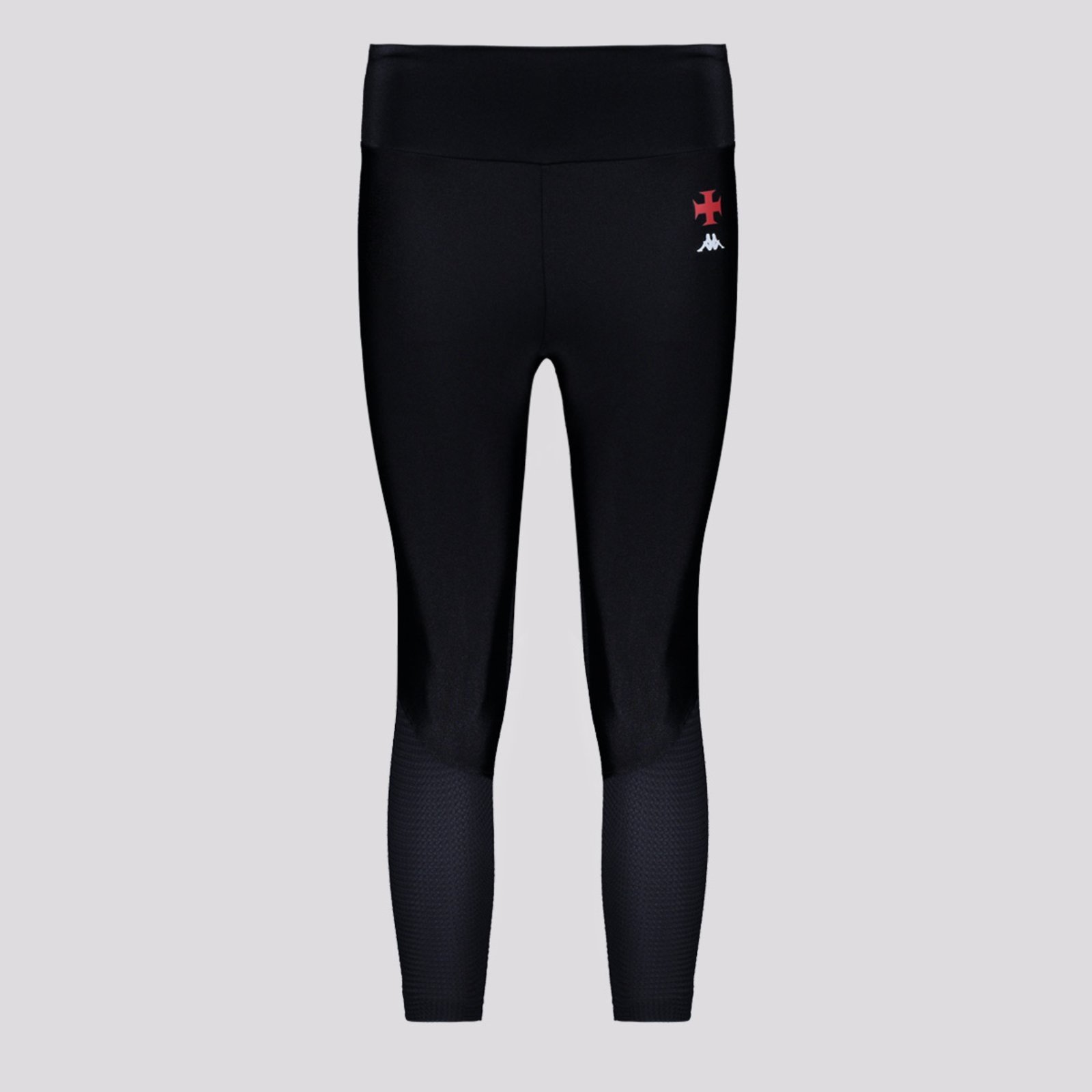 Calça Legging Kappa Vasco Supp Lee Feminino Preta