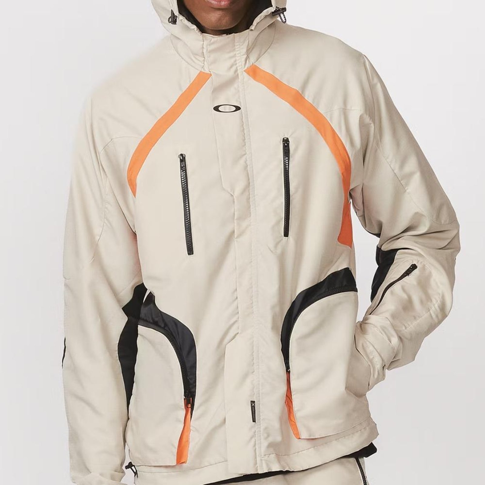 Vista 2 Jaqueta Oakley New Explorer SM26 Masculina Mist bege Oakley bege