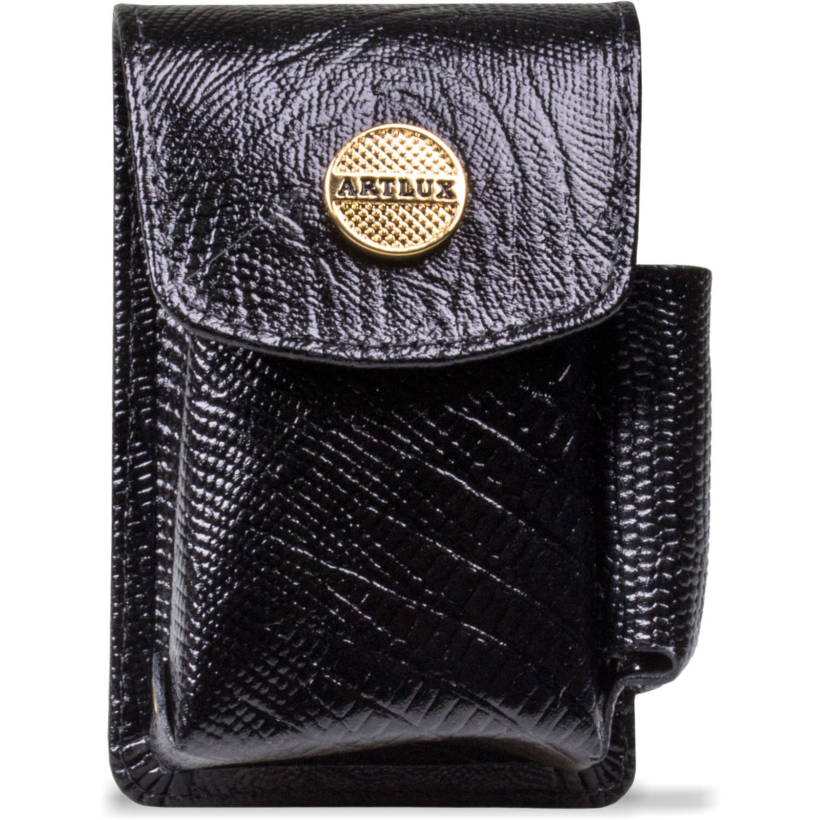 Cigarreira Artlux porta Isqueiro Preto