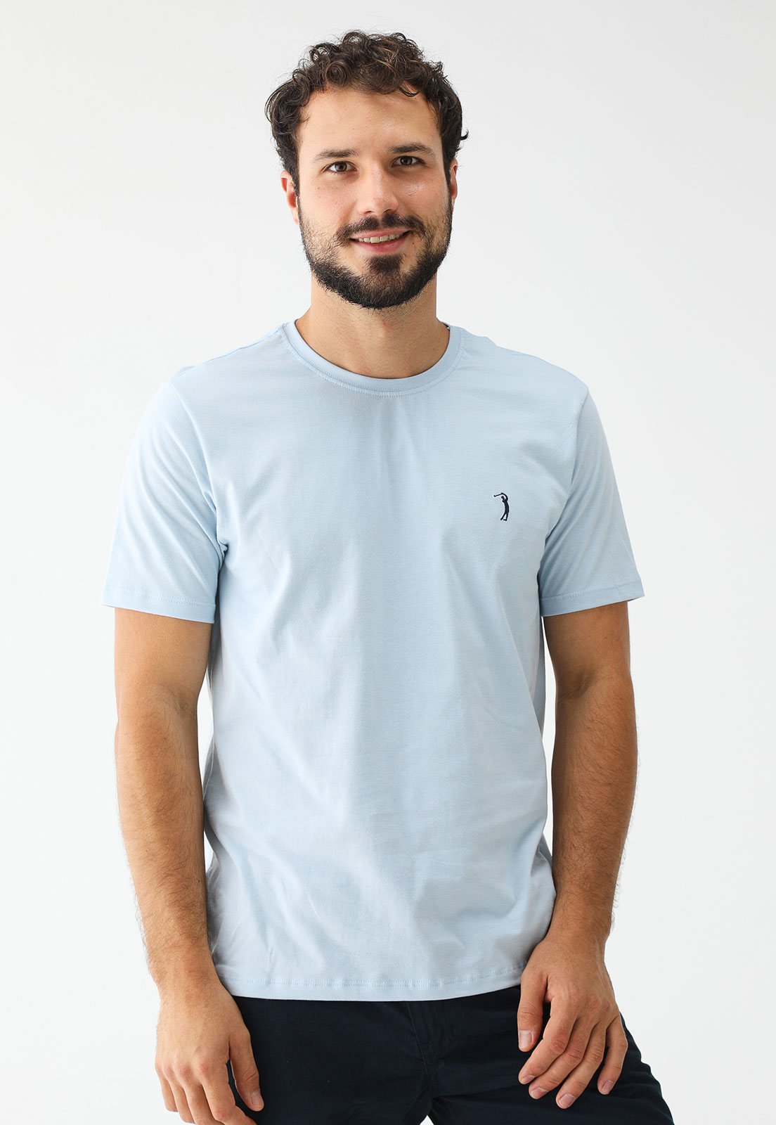 Camiseta Aleatory Reta Mini Icon Azul
