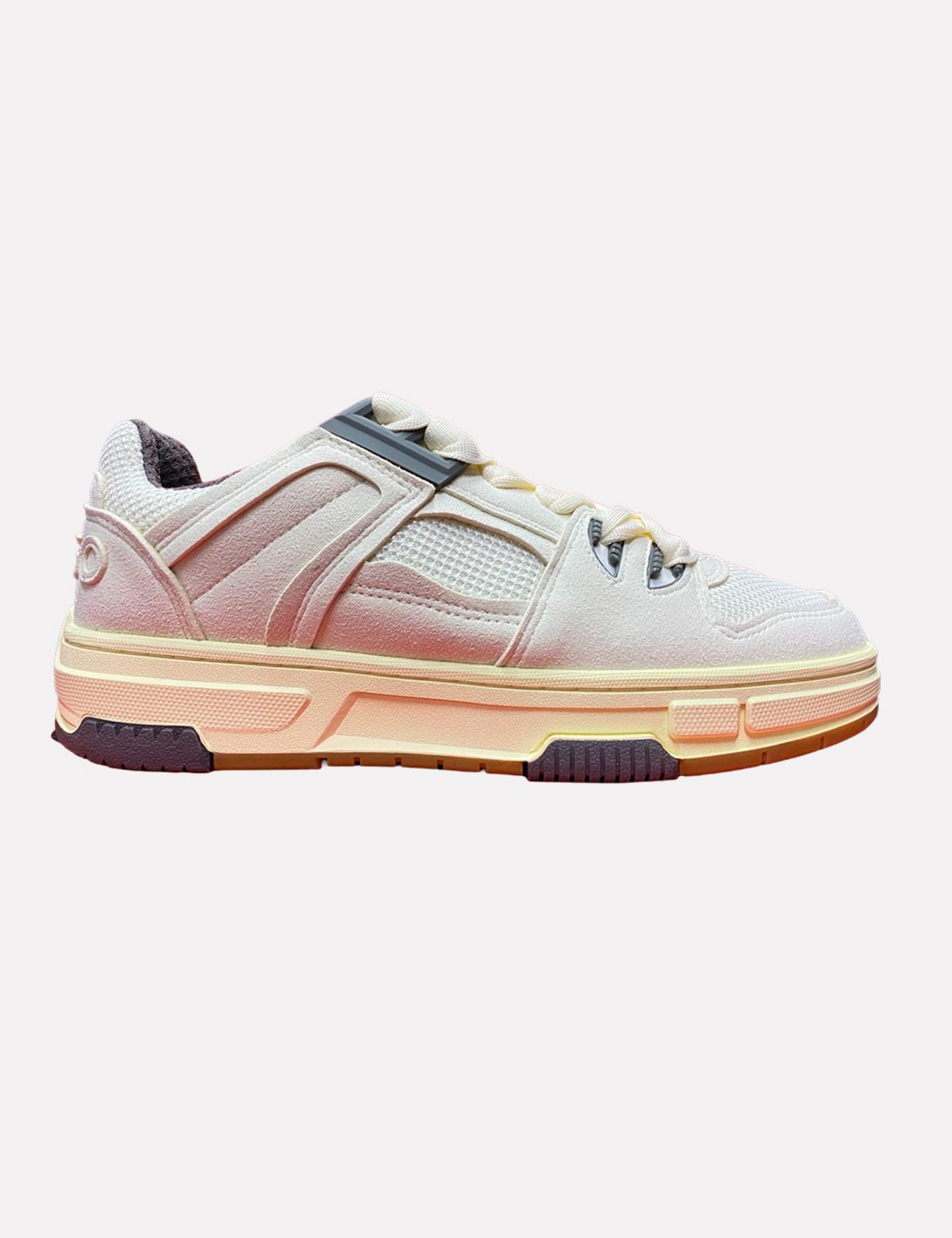 Vista 2 Tênis Hugo Boss Masculino Yarrow Dcmf Claro/Creme cinza Hugo Boss cinza