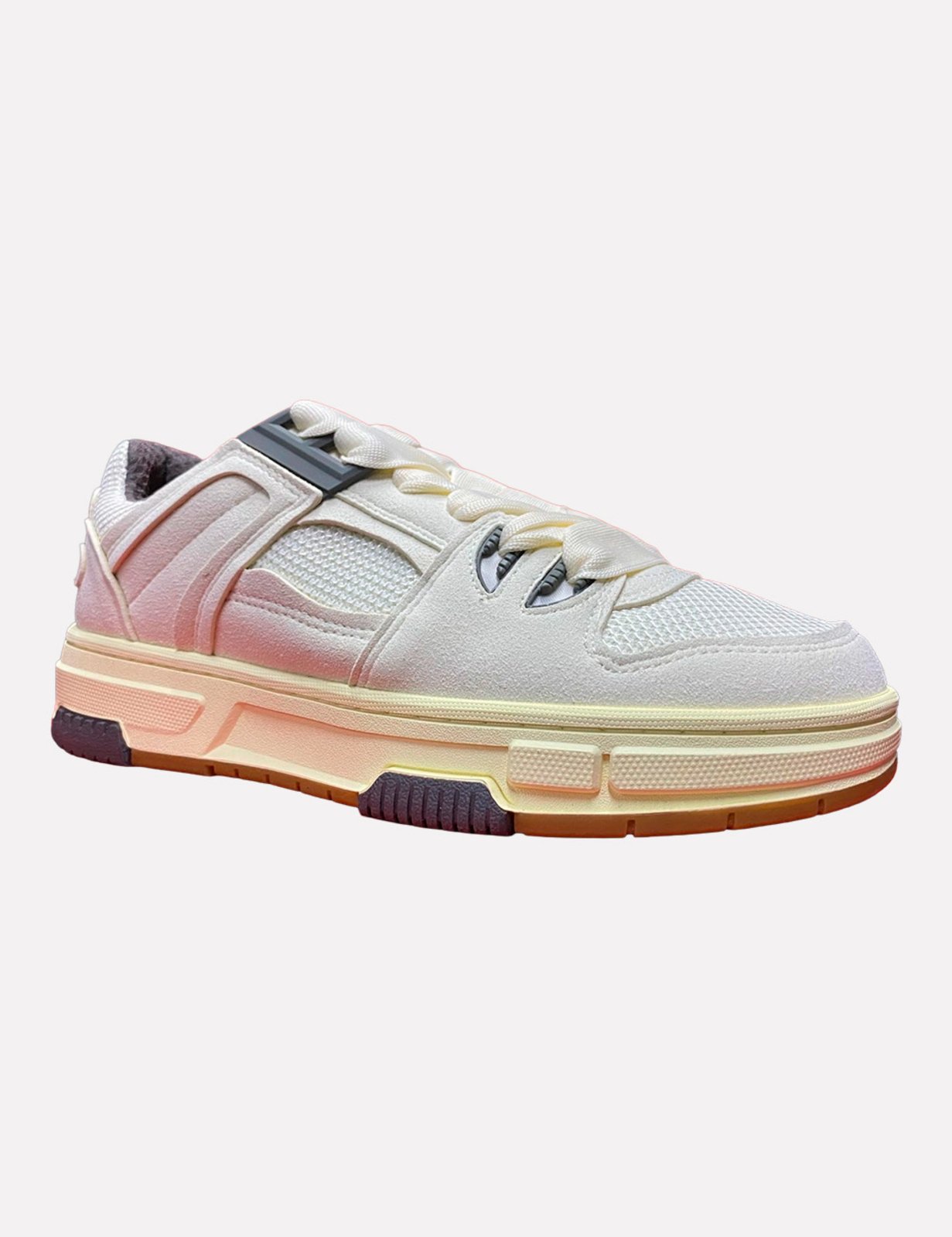 Vista 3 Tênis Hugo Boss Masculino Yarrow Dcmf Claro/Creme cinza Hugo Boss cinza