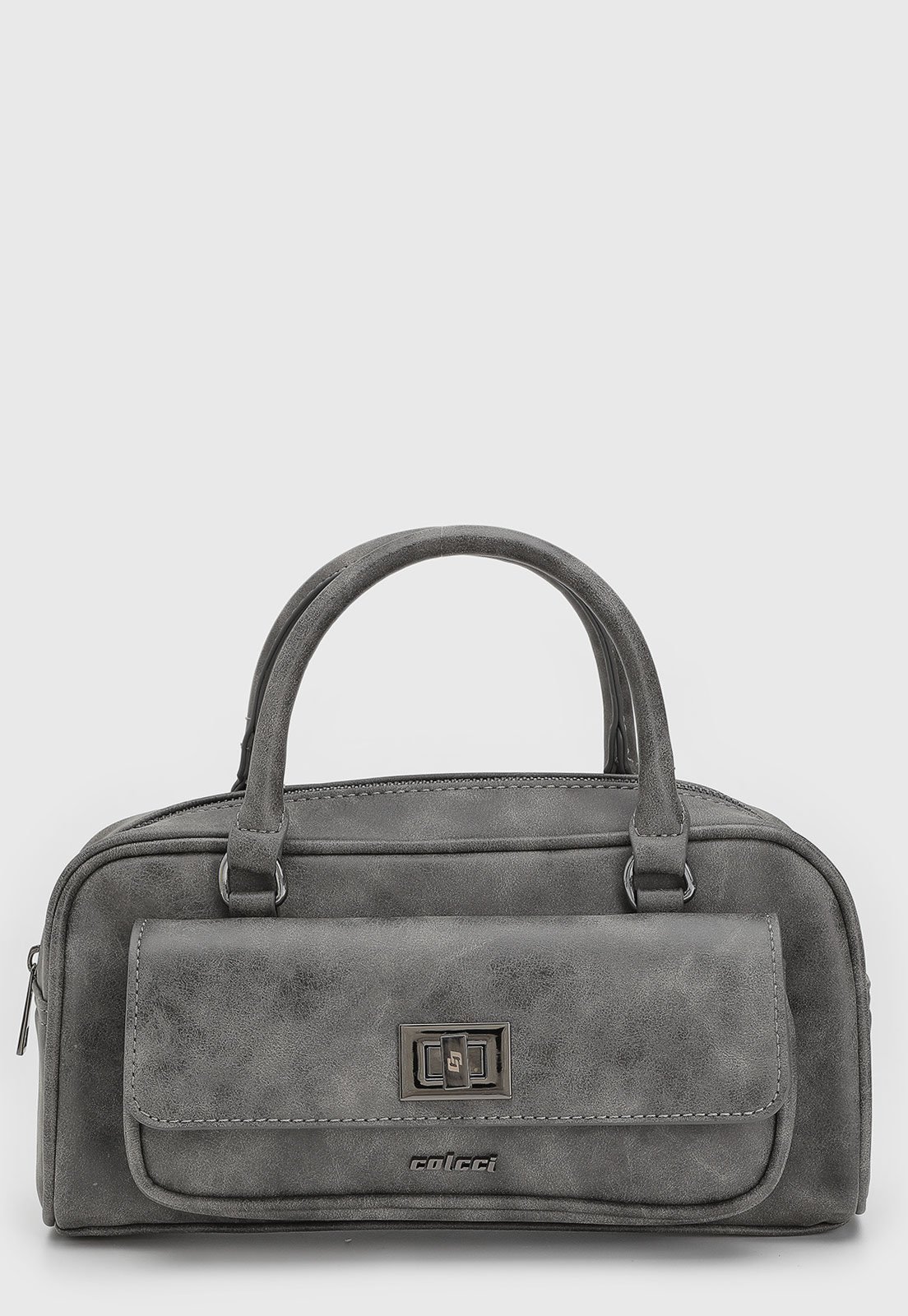Bolsa Feminina Colcci Estruturada Média Cinza