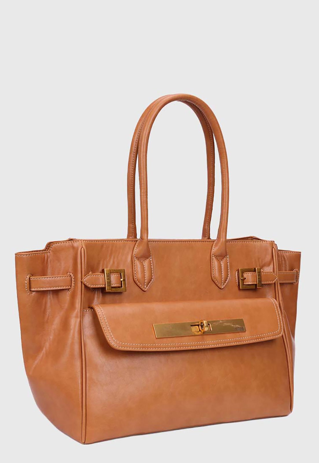 Bolsa Feminina Santa Lolla Estruturada Caramelo