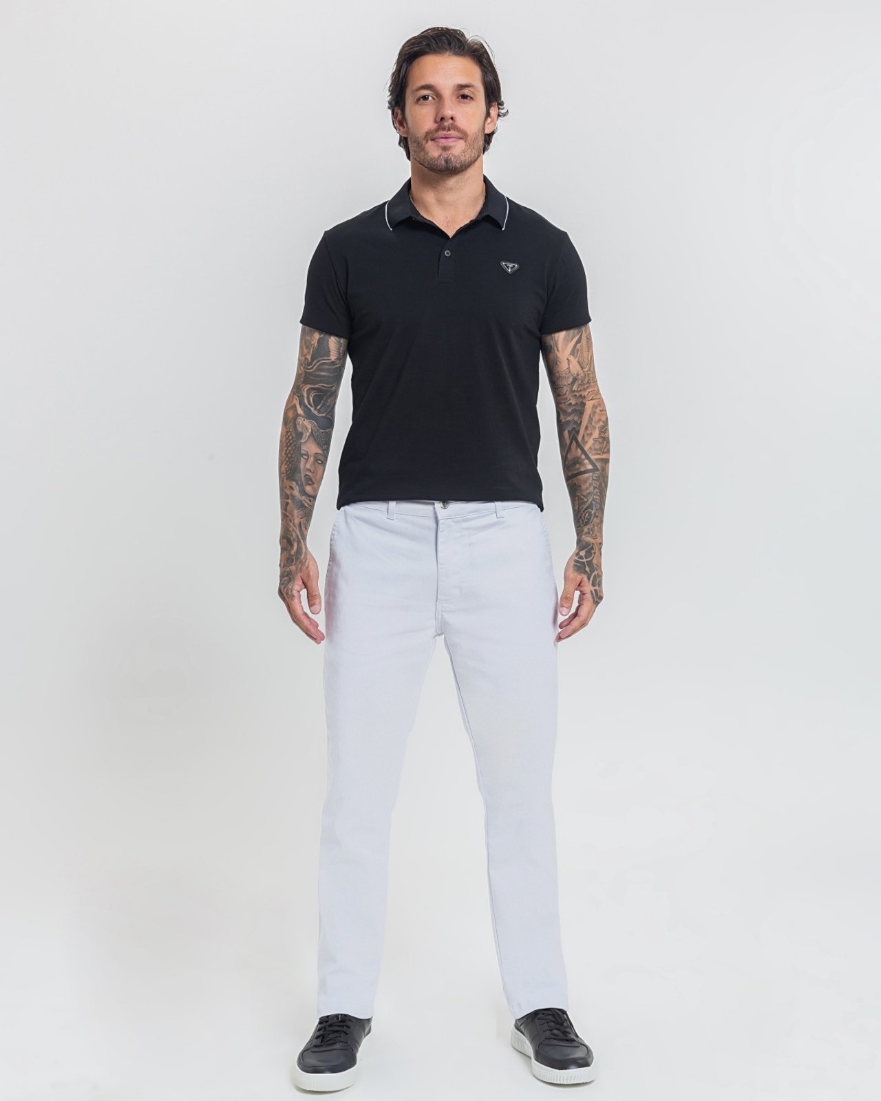 Calça Sarja Masculina Reta – Black Jeans – Branca