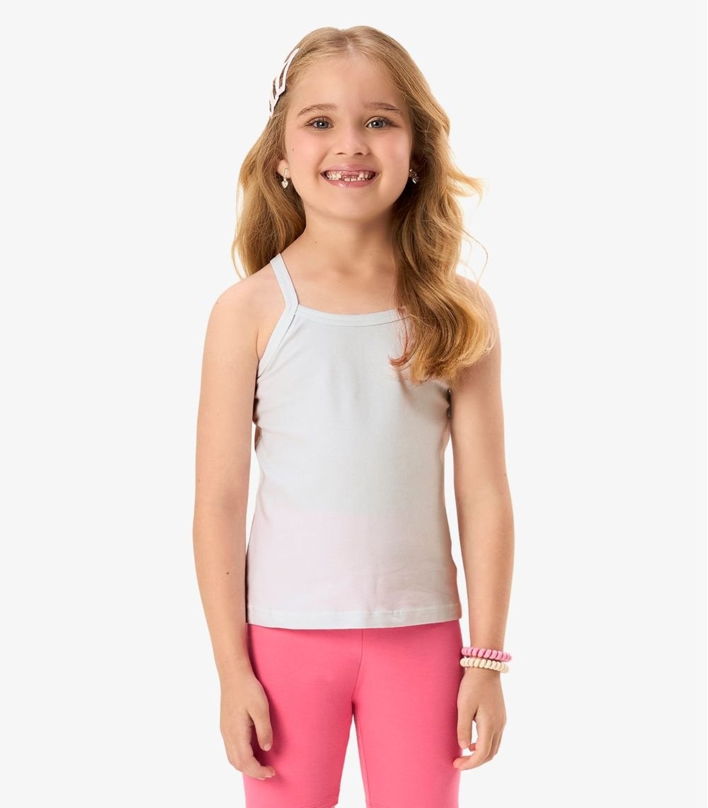 Infantil - Regata De Alça Menina Rovi Bege