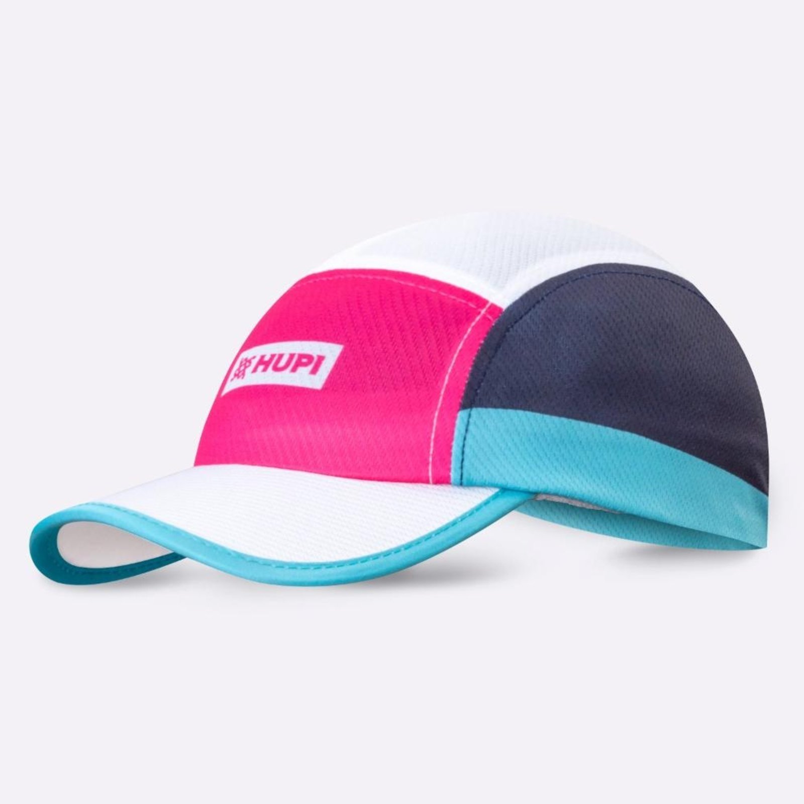Boné para Corrida HUPI Run Azul/Rosa Azul