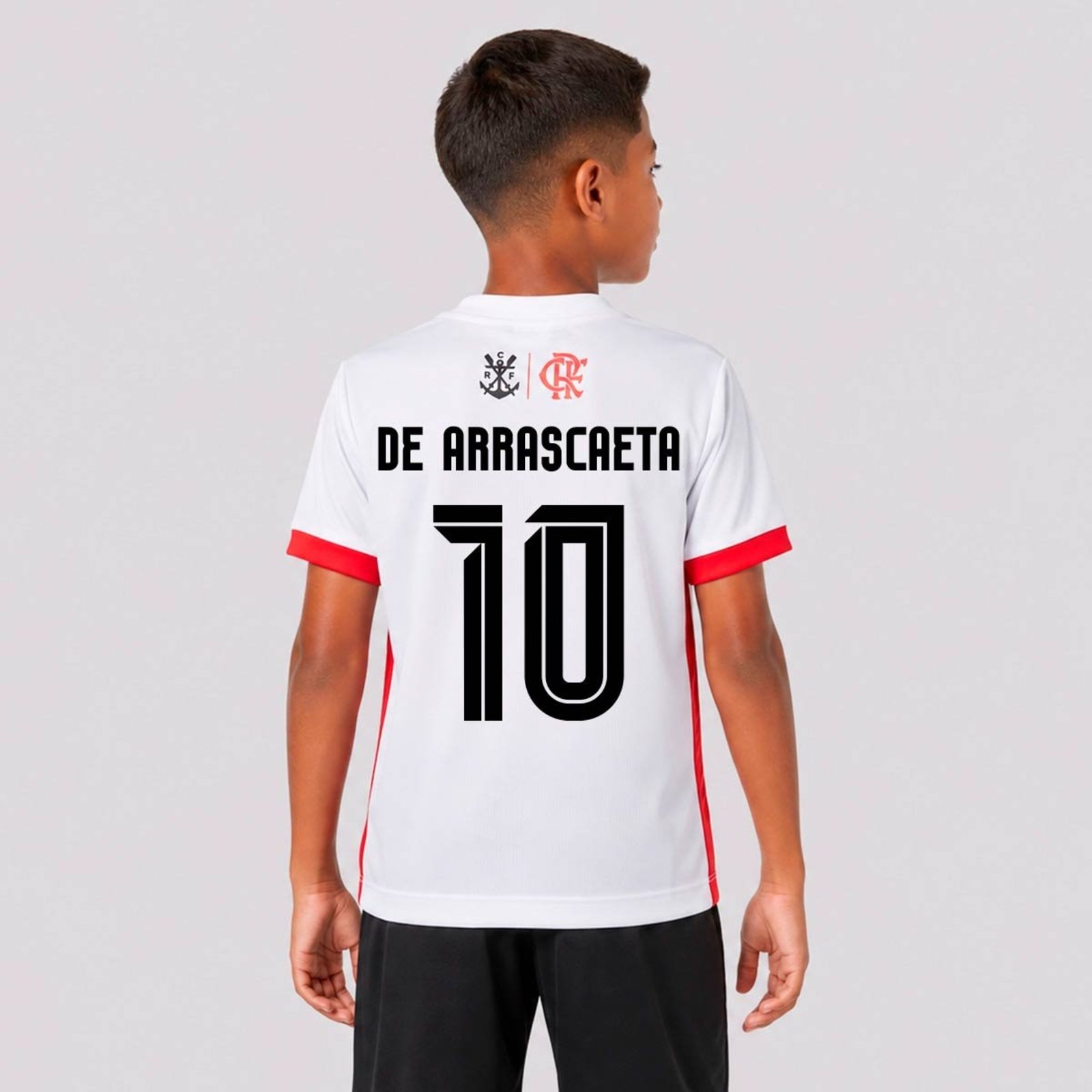 Camisa Flamengo Acorde Branca 10 De Arrascaeta