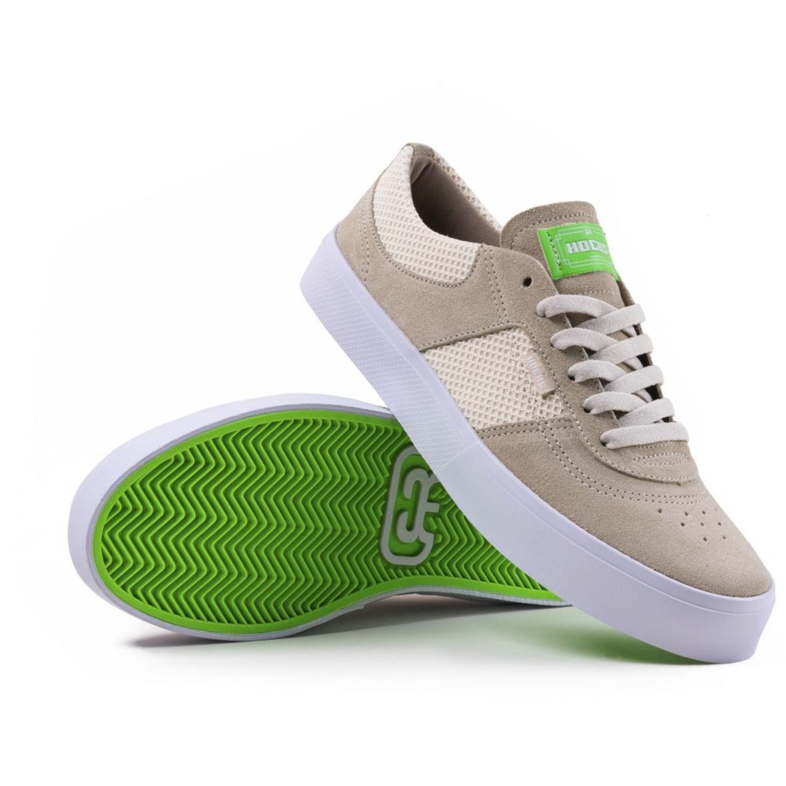 Vista 2 Tênis Hocks Tempus Masculino Cream Lumix bege cream Hocks bege cream