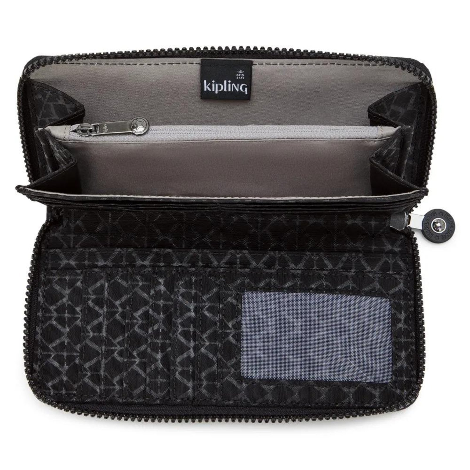Vista 3 Carteira Kipling Money World Signature Emb Kipling preto
