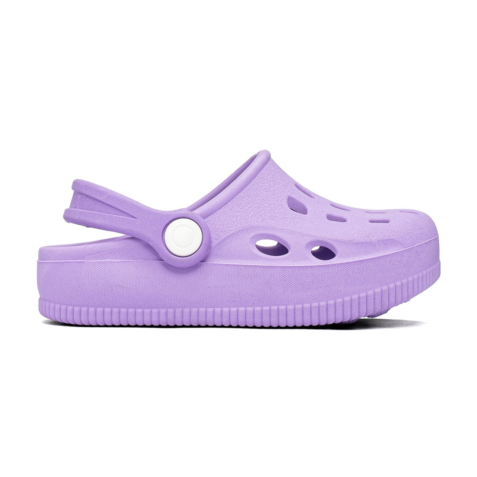 Vista 2 Infantil - Sandalia Babuche Menina Funfy Leve Confortável e Moderna 3124A Lilas rosa Funfy rosa
