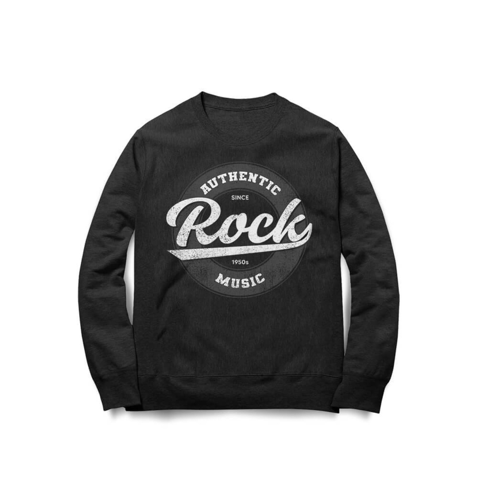 Moletom Rock Vintage - Preto - Casual - Studio Geek