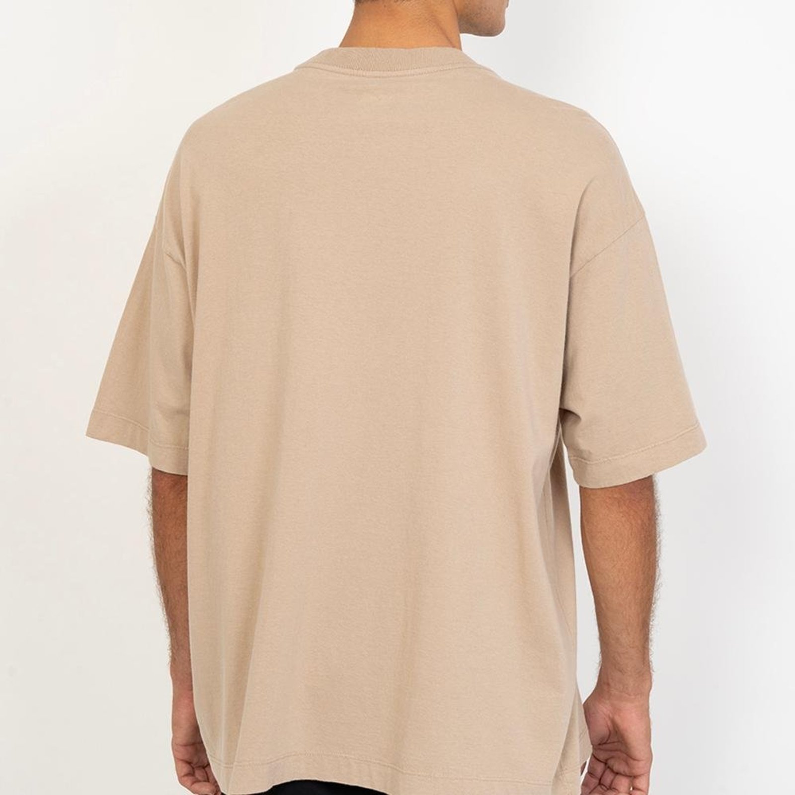 Camiseta Quiksilver Sweet Spot Over SM27 Masculina Bege