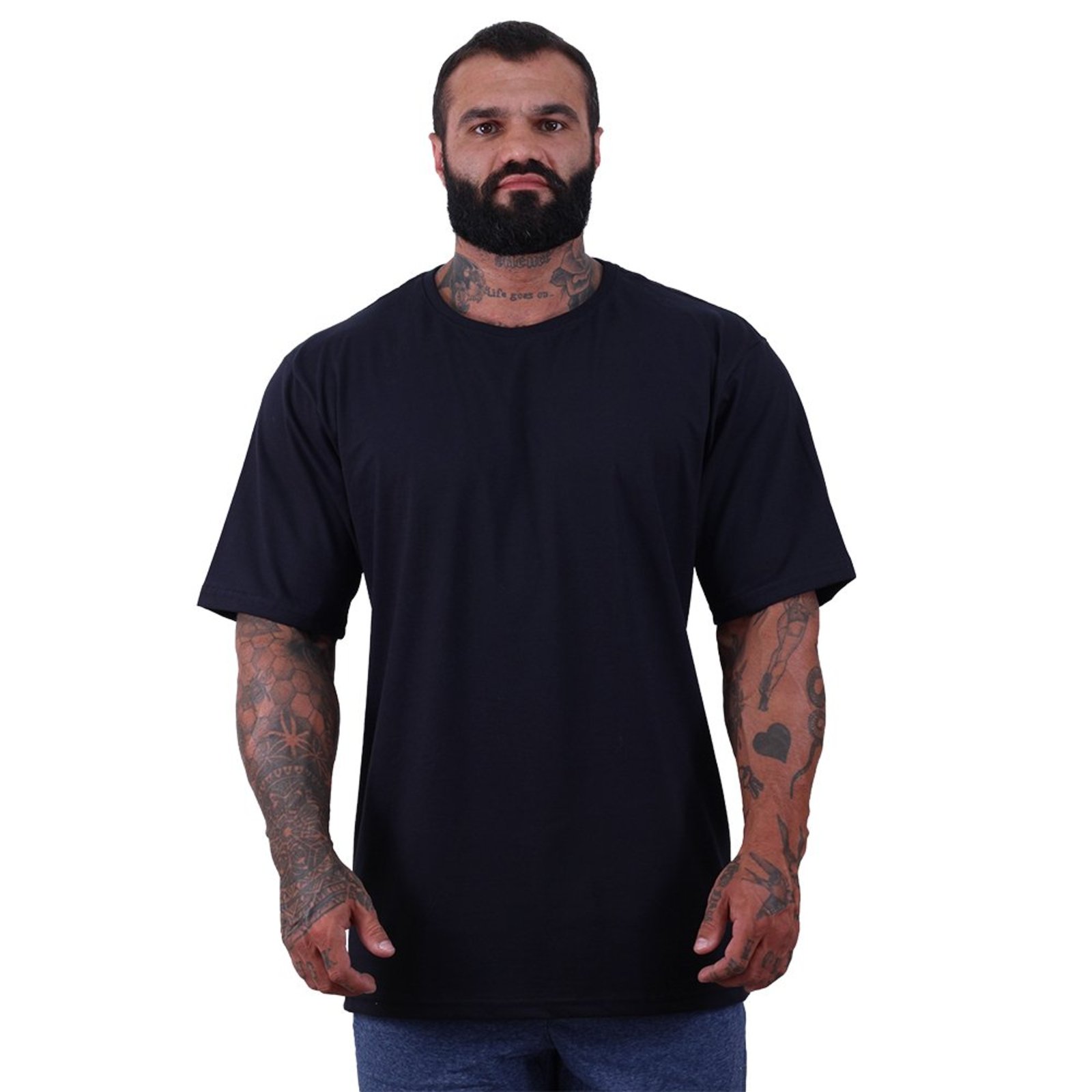 Camiseta Oversized Masculina MXD Conceito Gramatura Maior Preto