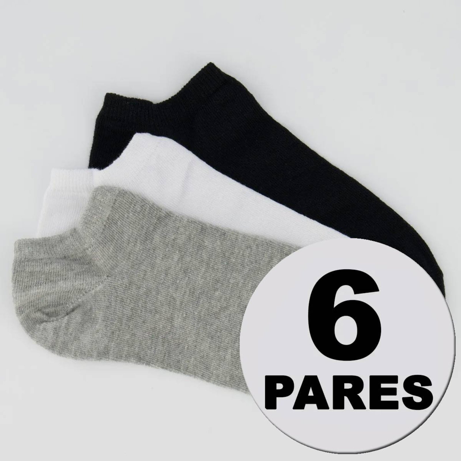 Kit Meia Selene Sapatilha 6 Pares