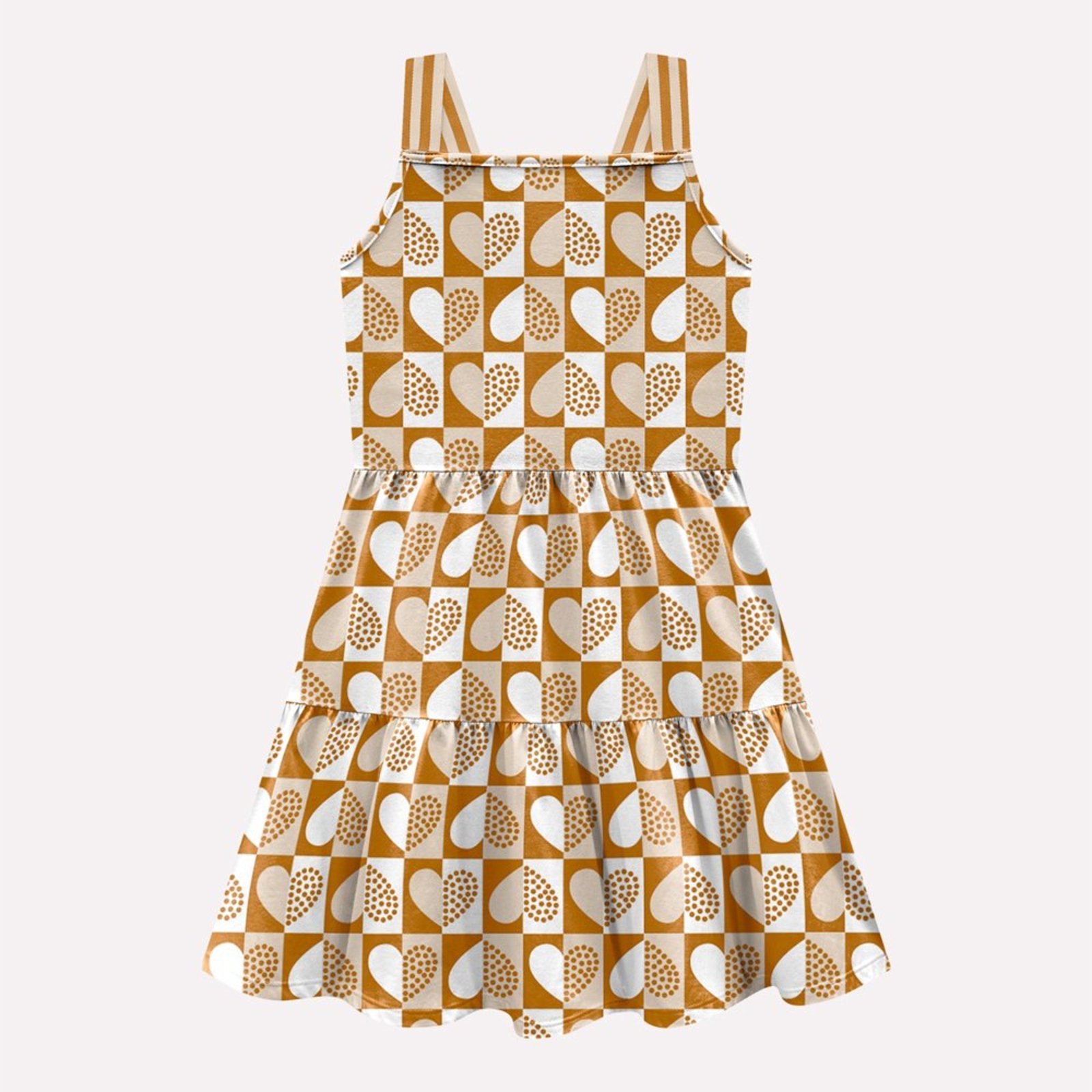 Infantil - Vestido Menina Corações Kyly