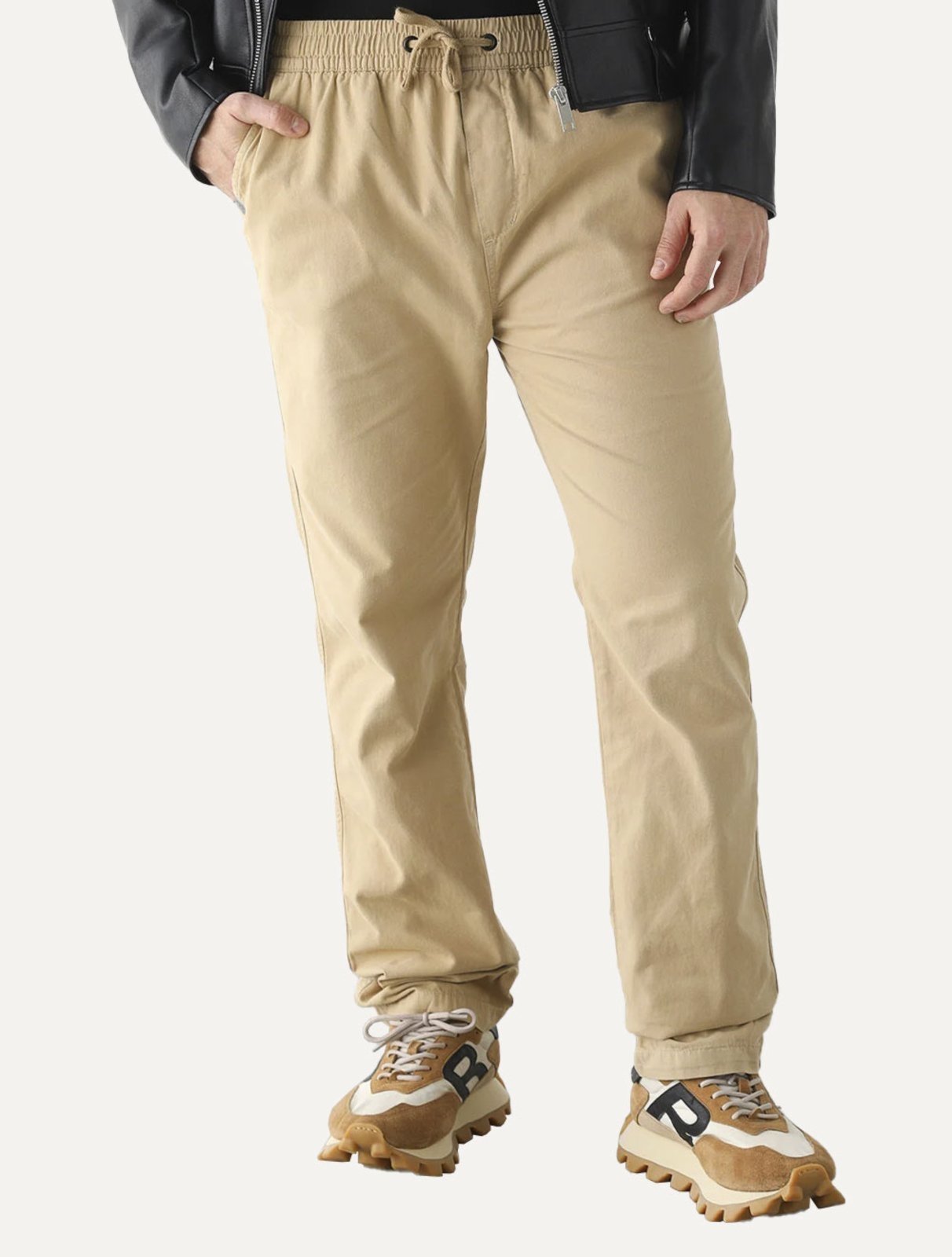 Calça John John Masculina Slim Jogger Cannon Cáqui