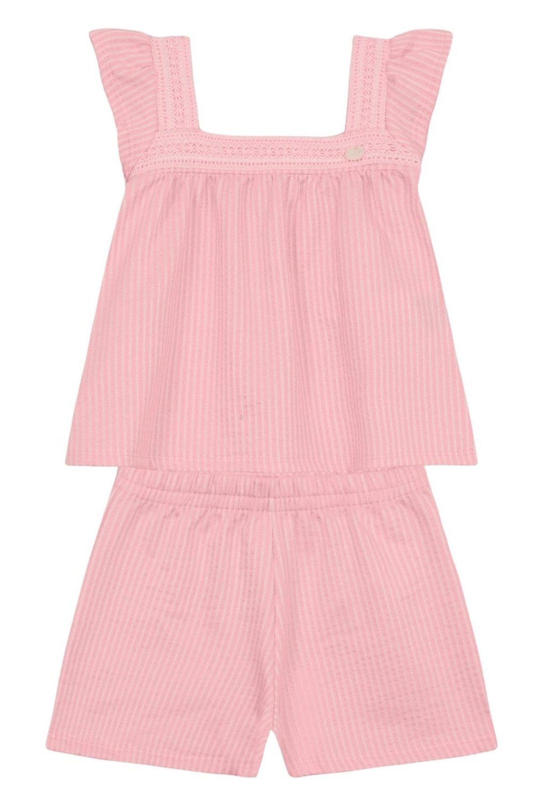Infantil - Conjunto menina em fio tinto Mundi