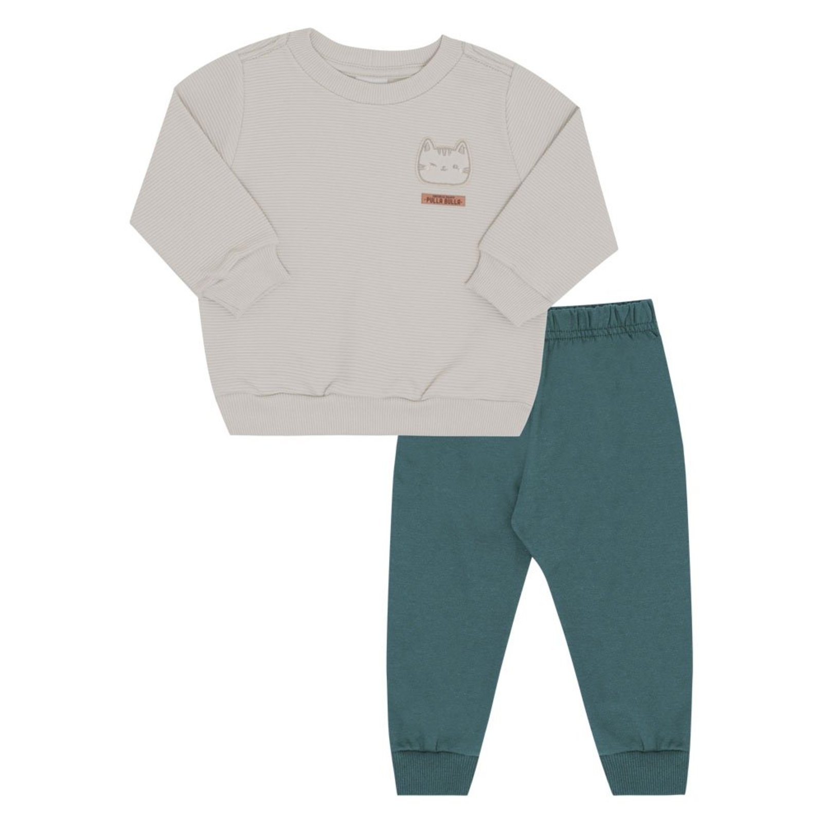 Infantil - Conjunto Menino - Cinza - 52672-354