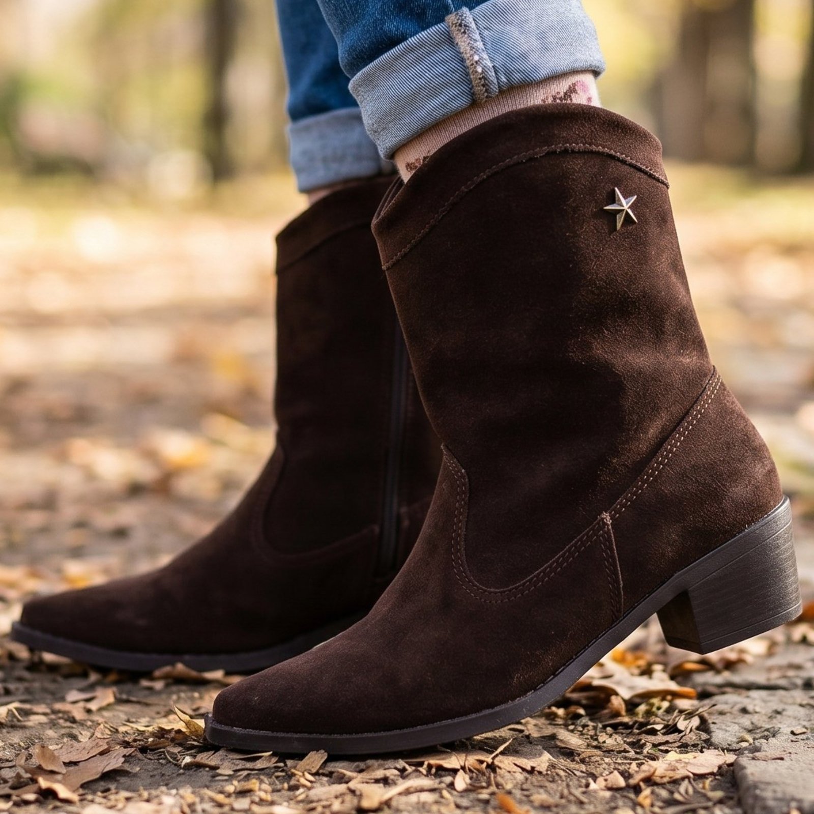 Infantil - Bota Texana Menina com Franja e Zíper Lateral Bico Fino Calce Fácil Confortável Leve e Macia Estilo Country Ideal para o Dia a dia Rodeios e Festas