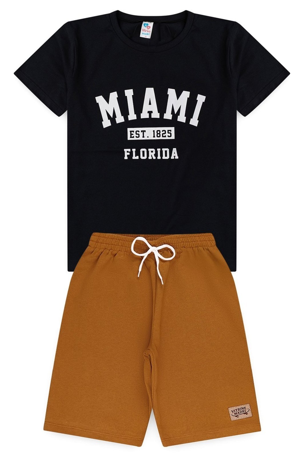 Infantil - Conjunto Juvenil Verão Masculino Miami Florida