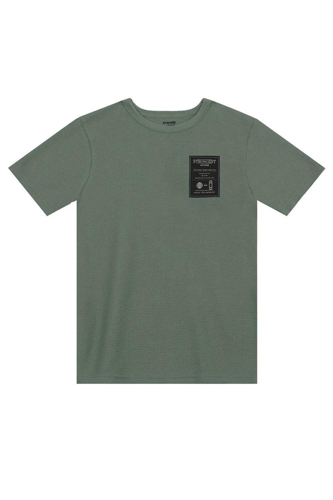 Infantil – Camiseta menino em ribana Brandili Young Verde