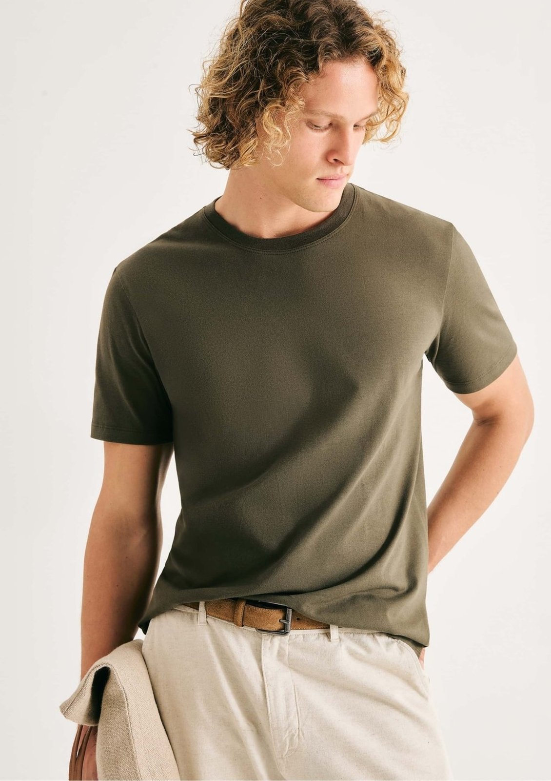 Camiseta Básica Unissex Manga Curta Regular World - Verde M