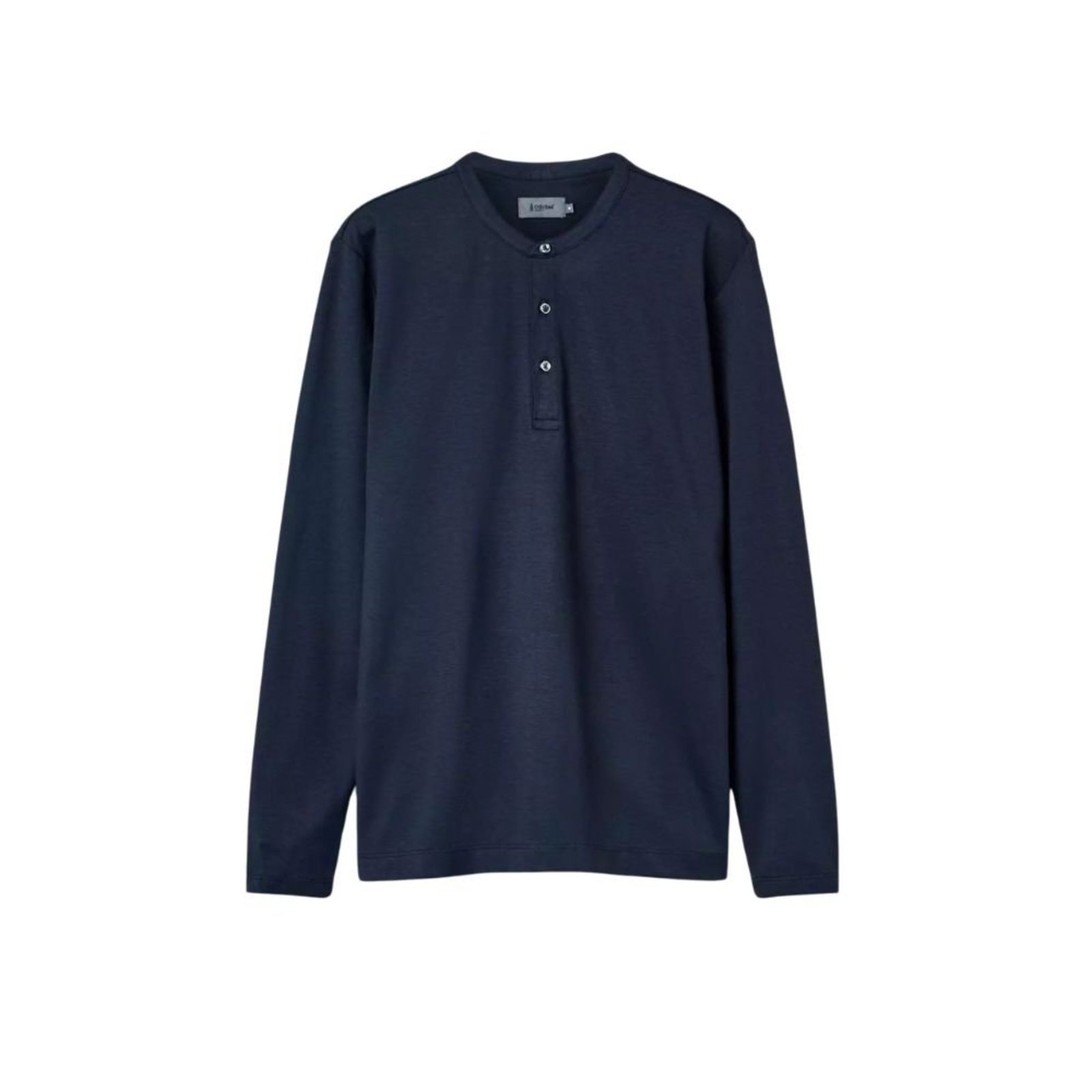 Camiseta Oficina Reserva Henley Azul