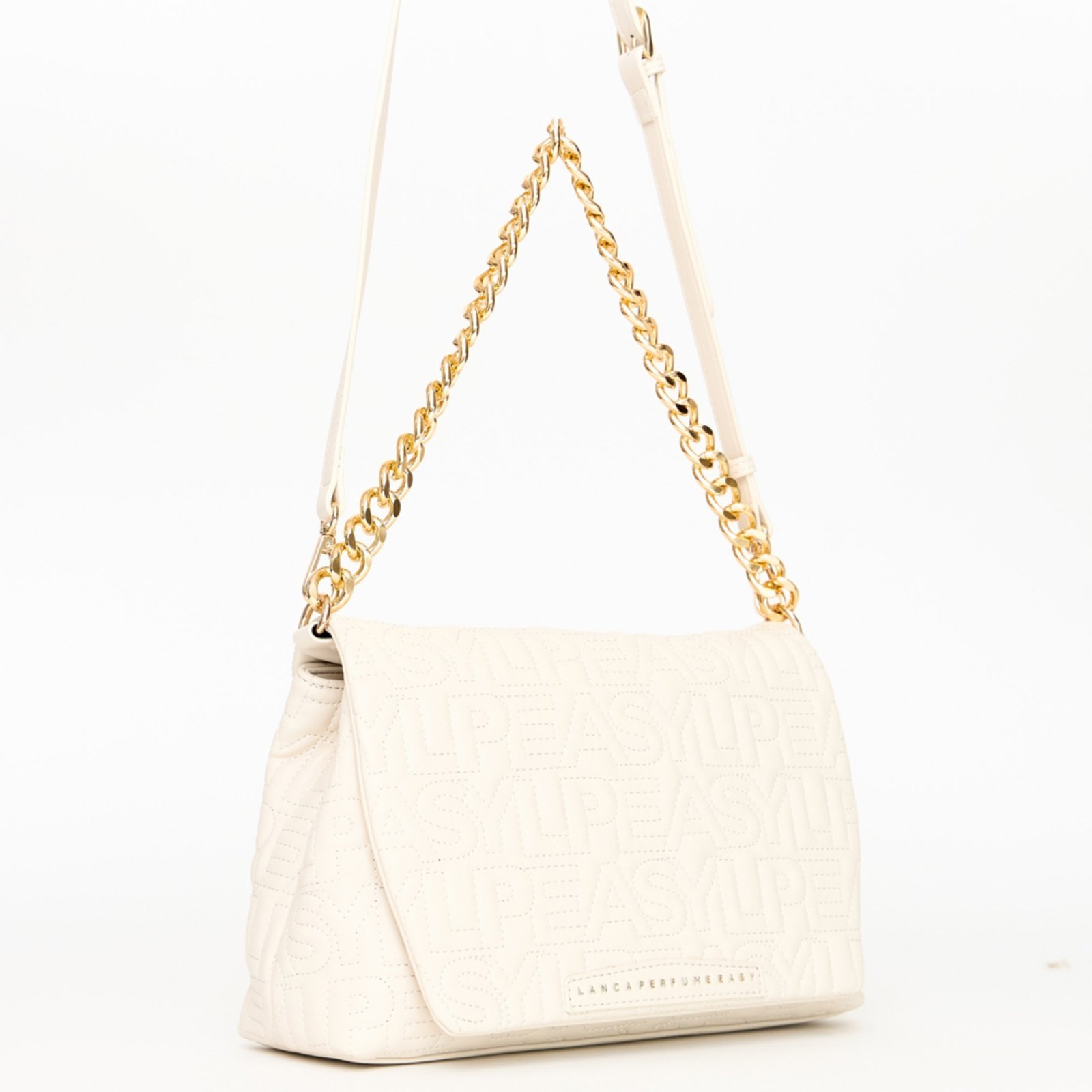 Vista 3 Bolsa Shoulder Easy Lança Perfume Bag Ou25 Feminino bege bege