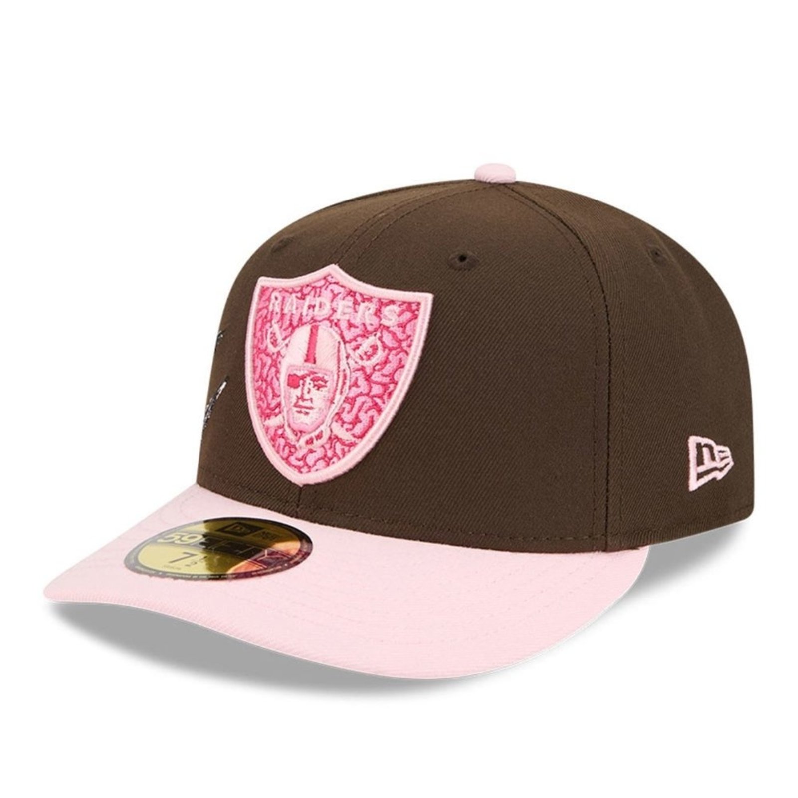 Bone New Era 59FIFTY Las Vegas Raiders NFL Marrom