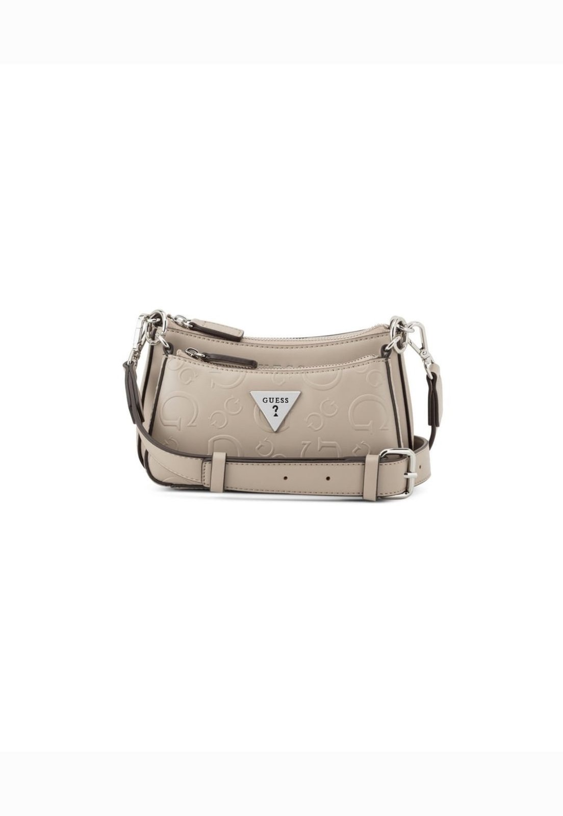 Bolsa Guess Mini Holly Tiracolo Cinza