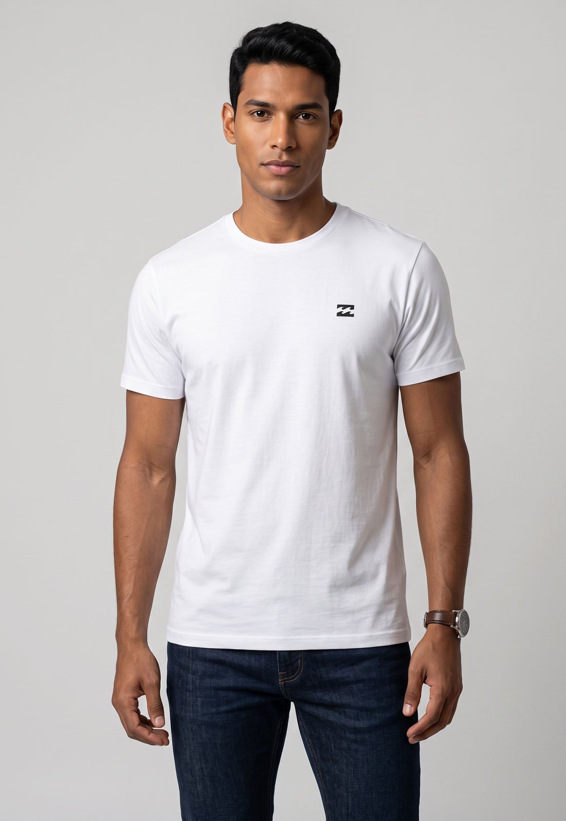 Camiseta Masculina Billabong Icon Patch Branca