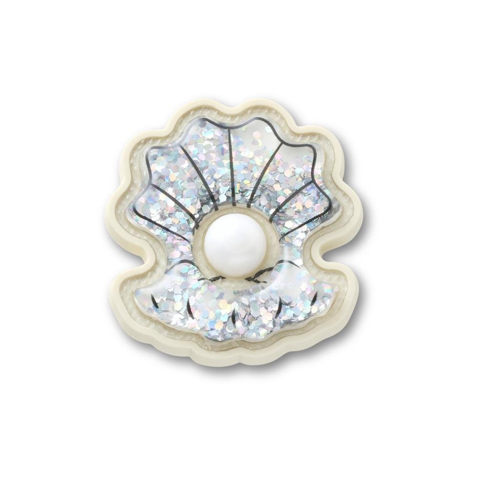 Infantil - Jibbitz™ Concha Com Pérola Squish Único Branco