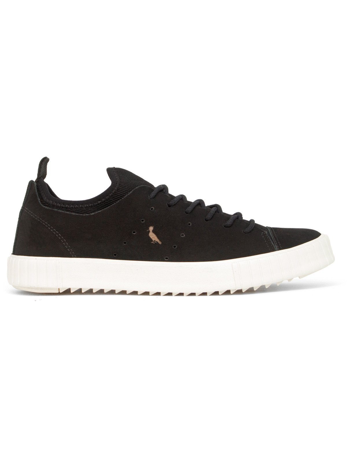 Tênis Reserva Go Masculino Astral Casual Couro Urbano Meia Elástica Conforto Preto