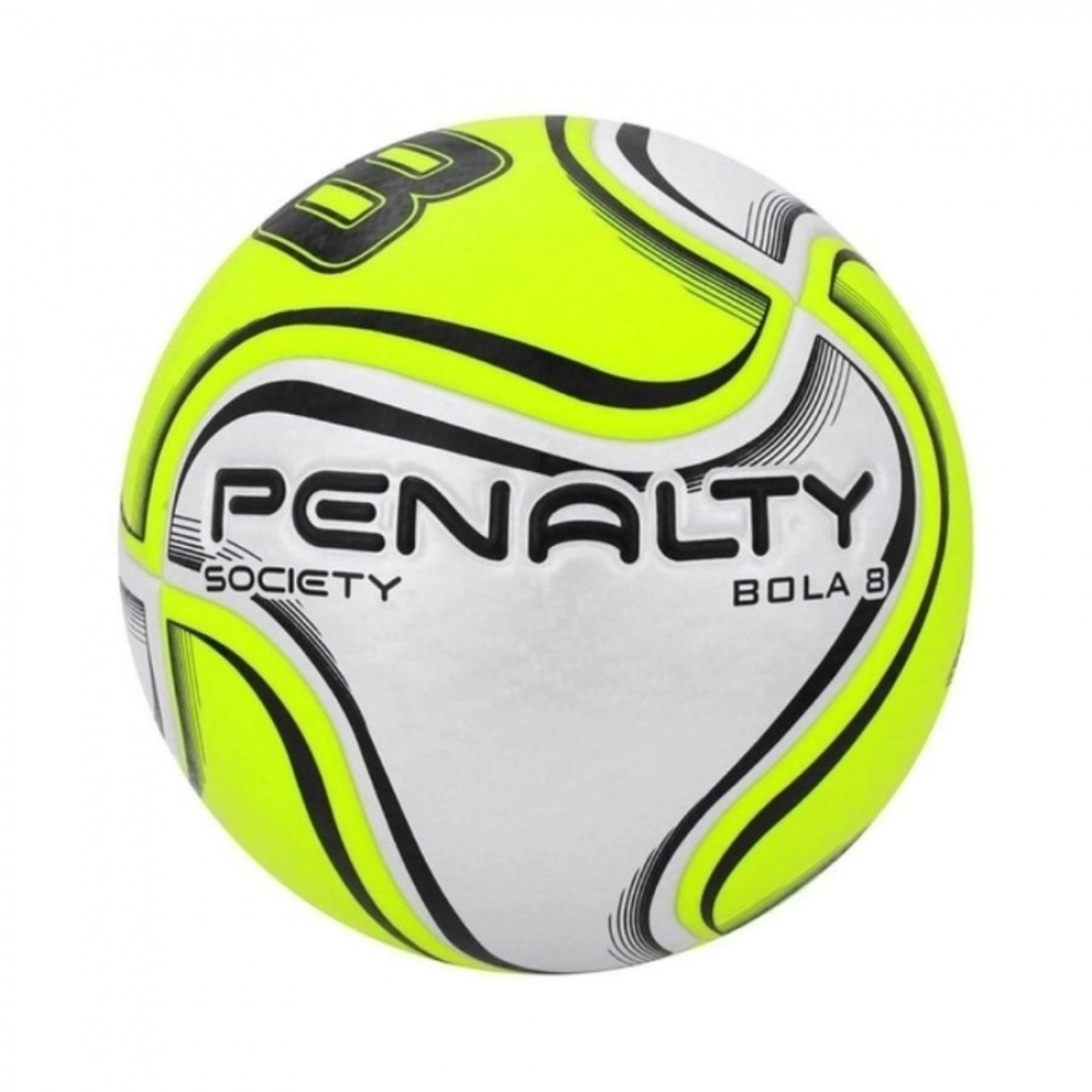 Bola Penalty Society 8 X Branca E Verde Limão