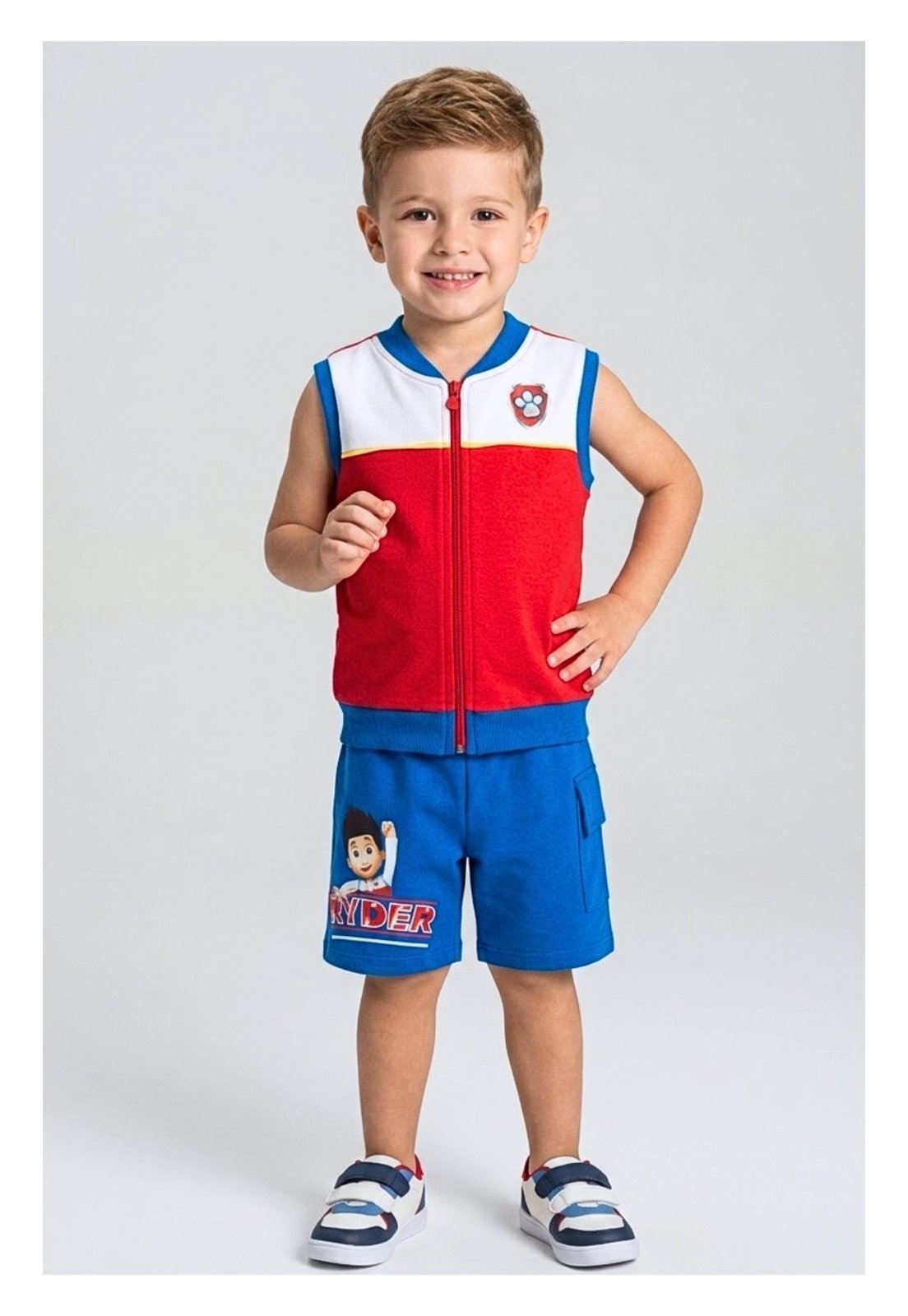 Infantil - Conjunto Patrulha Canina Masculino Ryder
