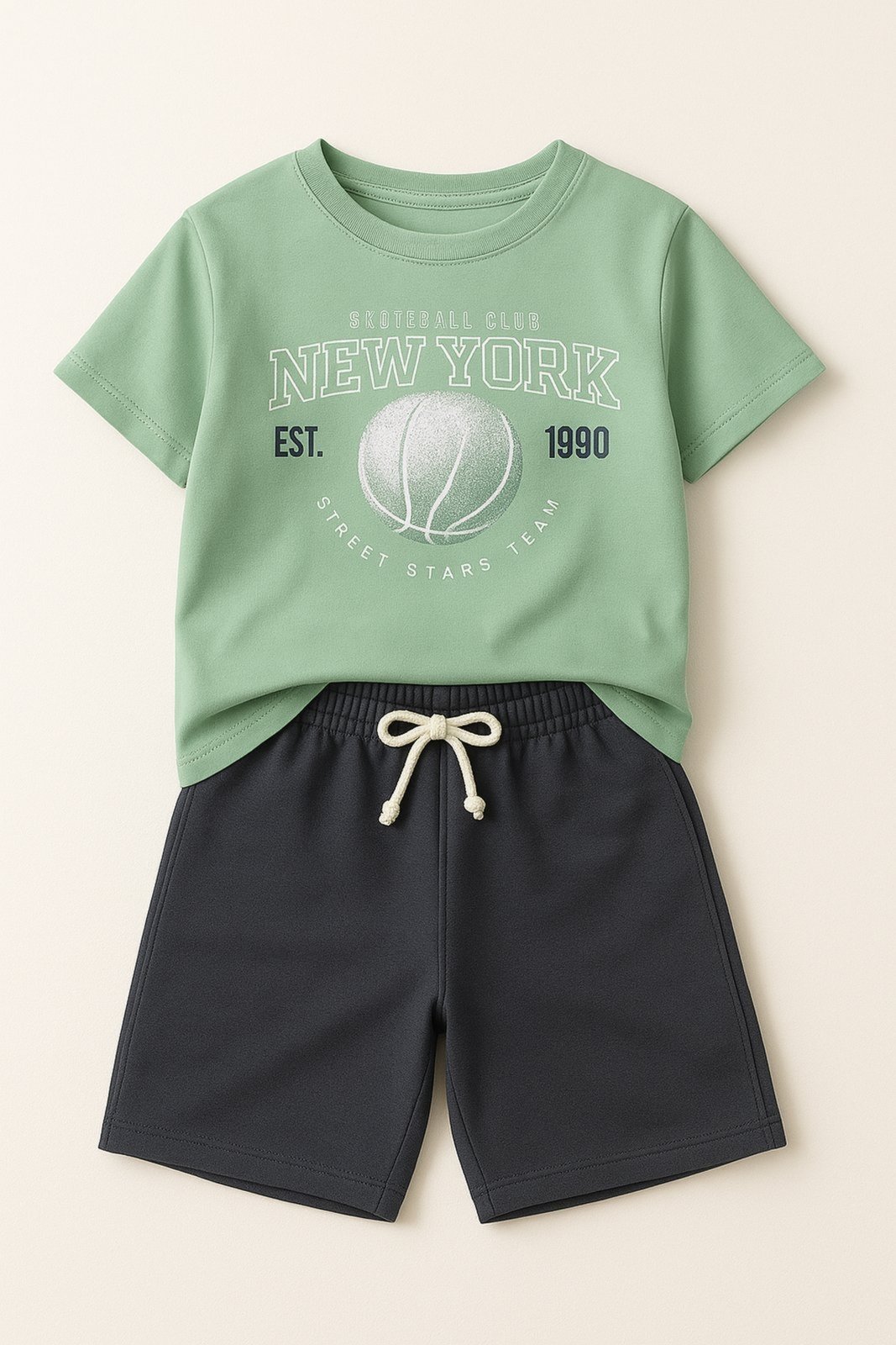 Infantil – Conjunto Masculino New York Verde – Babei no Look