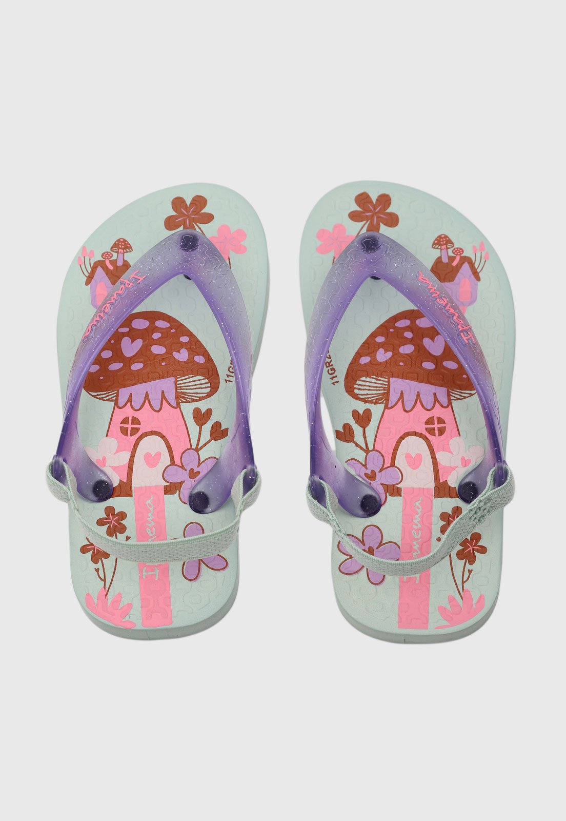 Vista 2 Infantil - Chinelo Ipanema Baby Ipanema Kids verde Ipanema Kids verde