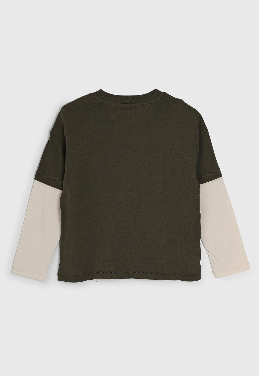 Vista 3 Infantil - Camiseta GAP Sobreposição Estampa Ciclistas Escuro verde GAP verde